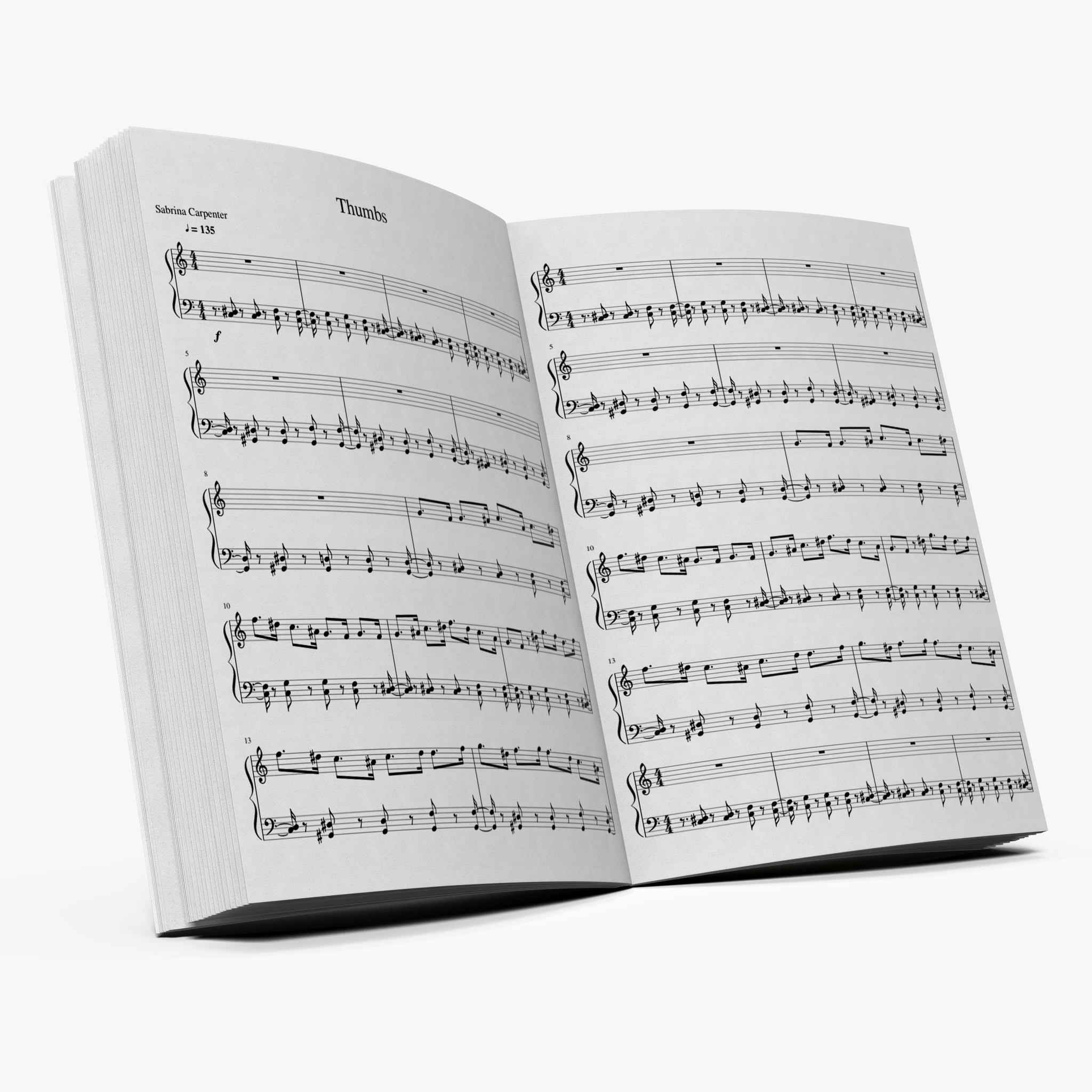 Music Notes Book