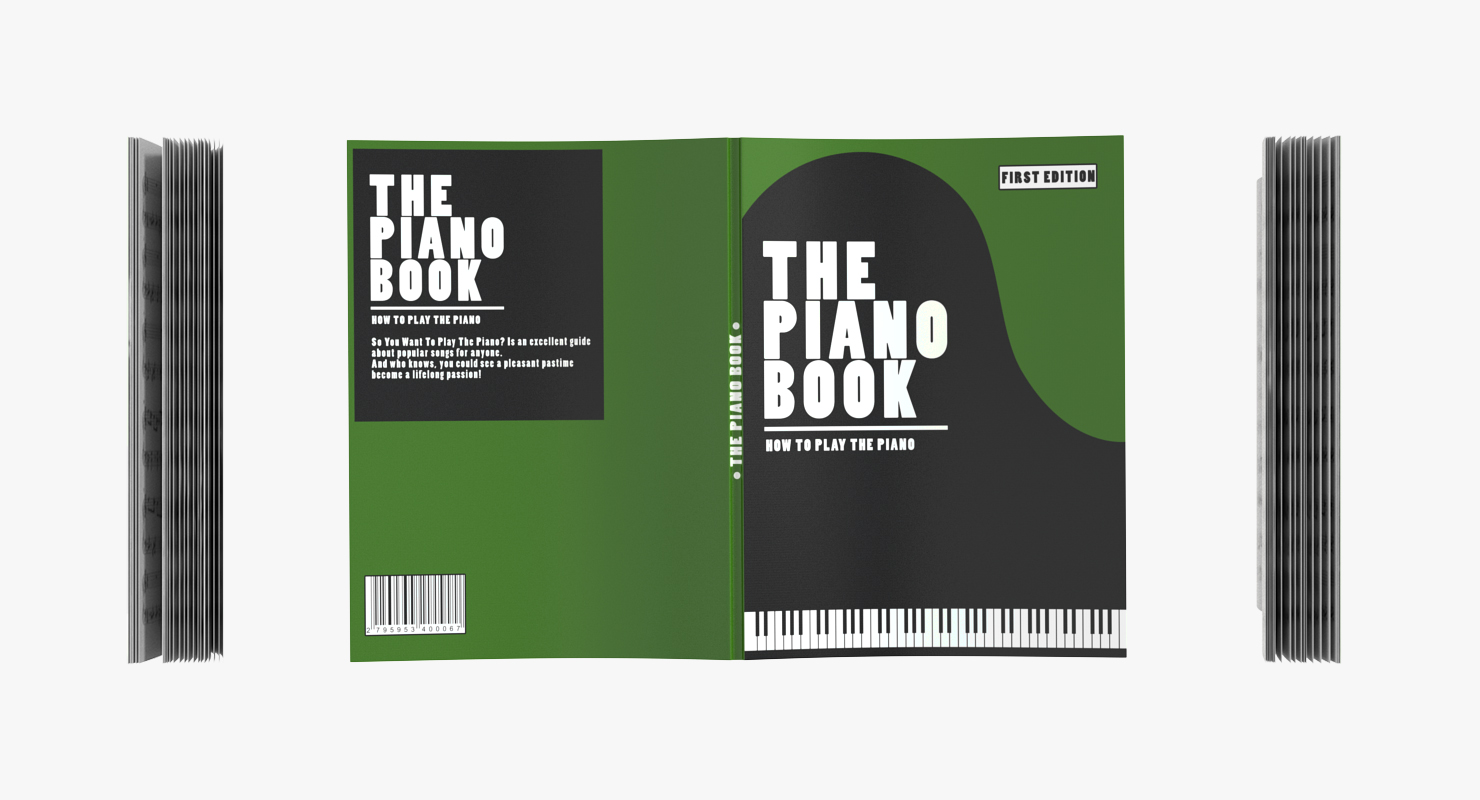 3D Music Notes Book