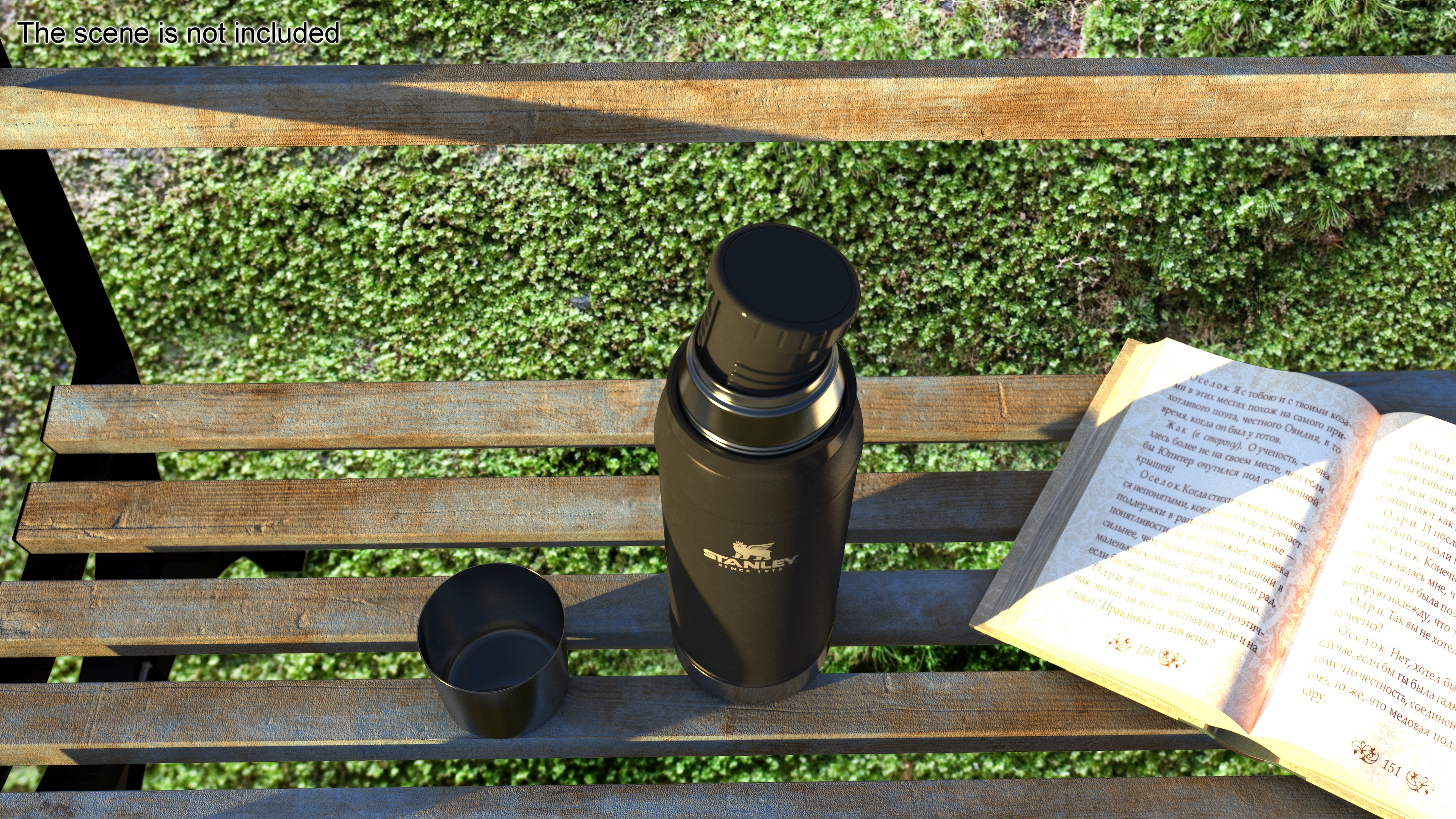 Stanley Flask To Go Bottle Black 3D