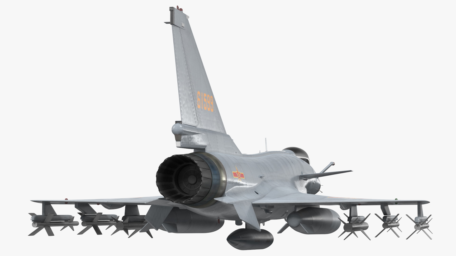 J10 Vigorous Dragon Exterior Only Armament 3D