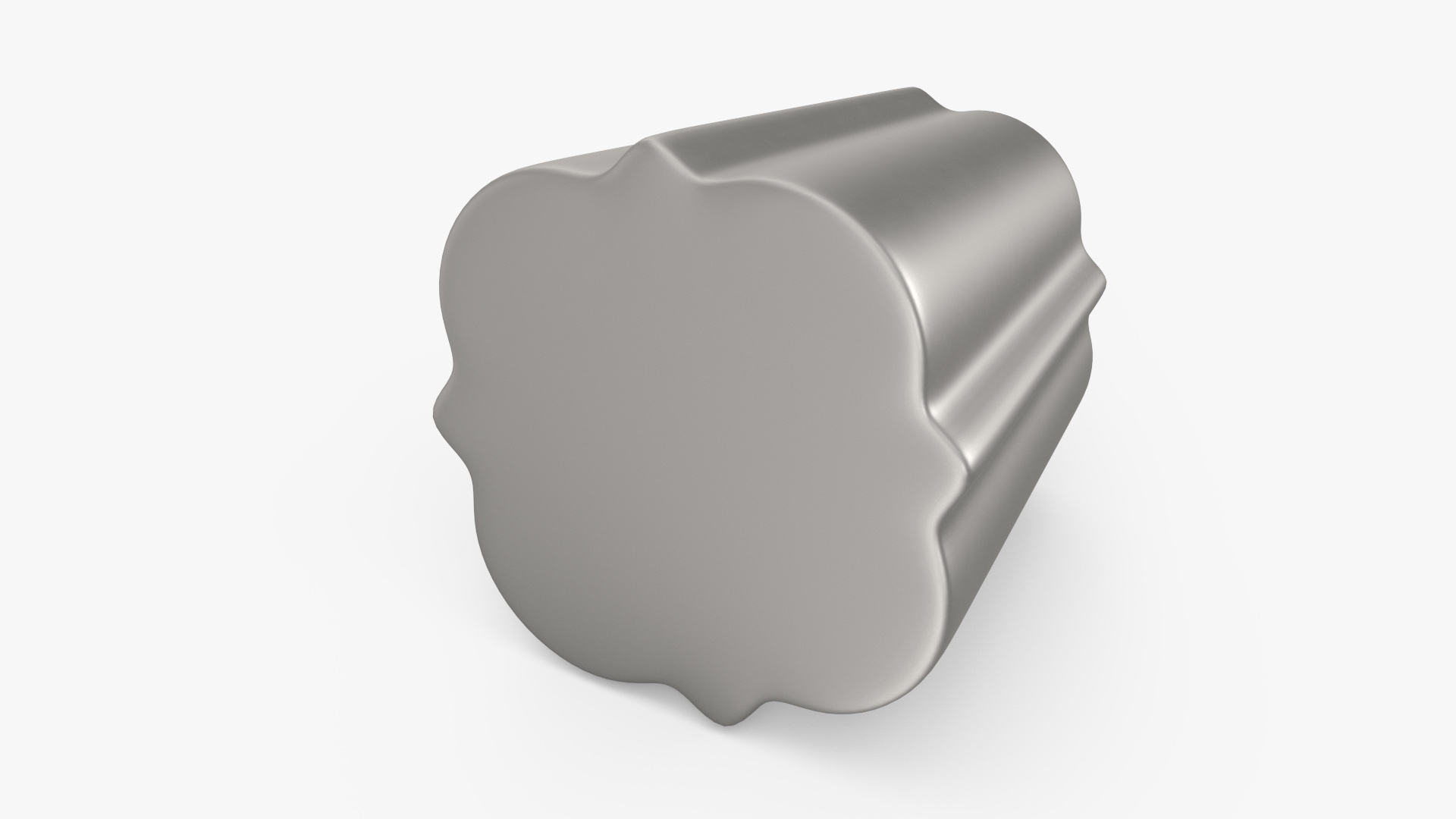 3D Kitchen Cabinet Handle Knob Designed Silver model