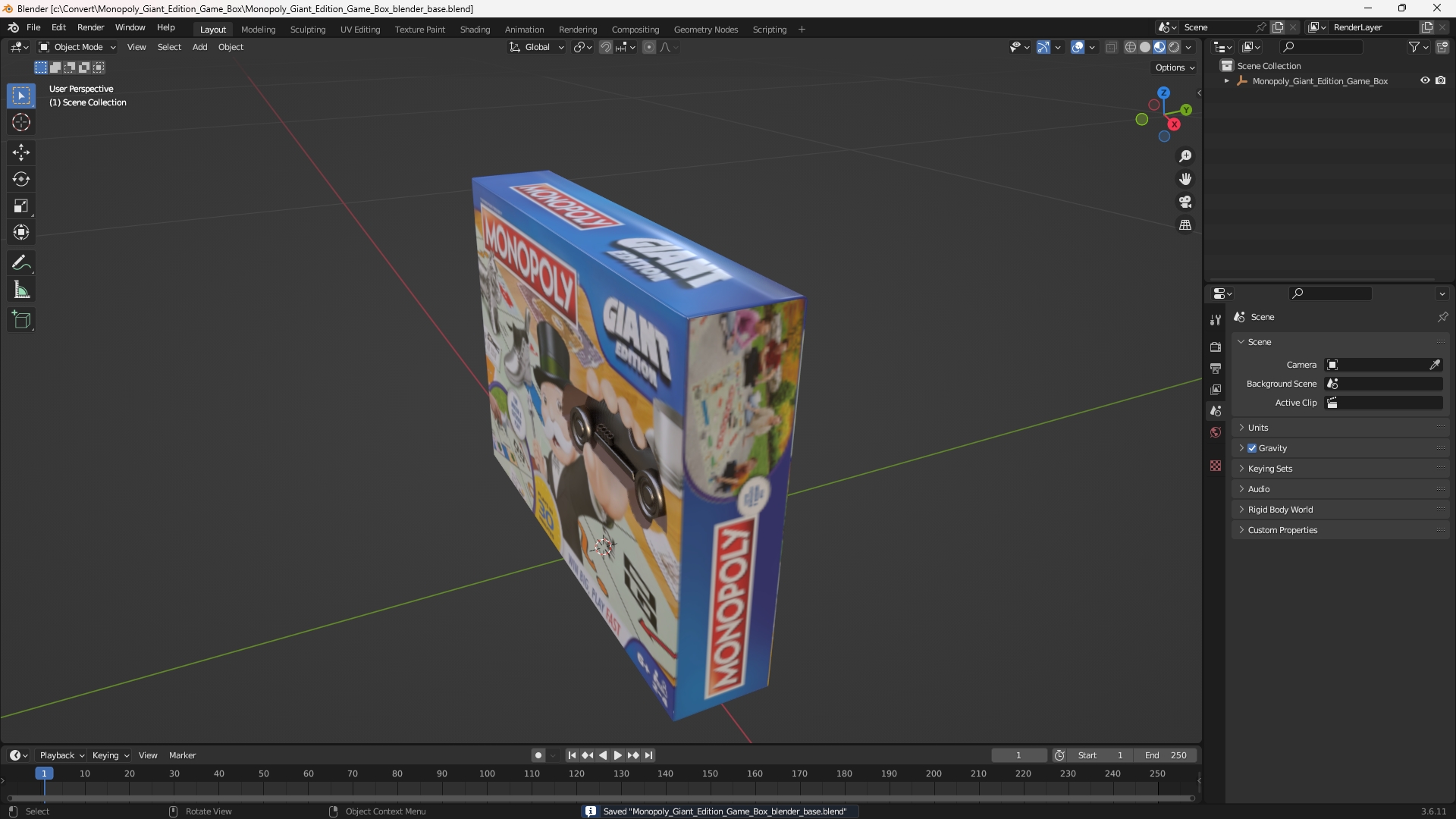 Monopoly Giant Edition Game Box - view 10