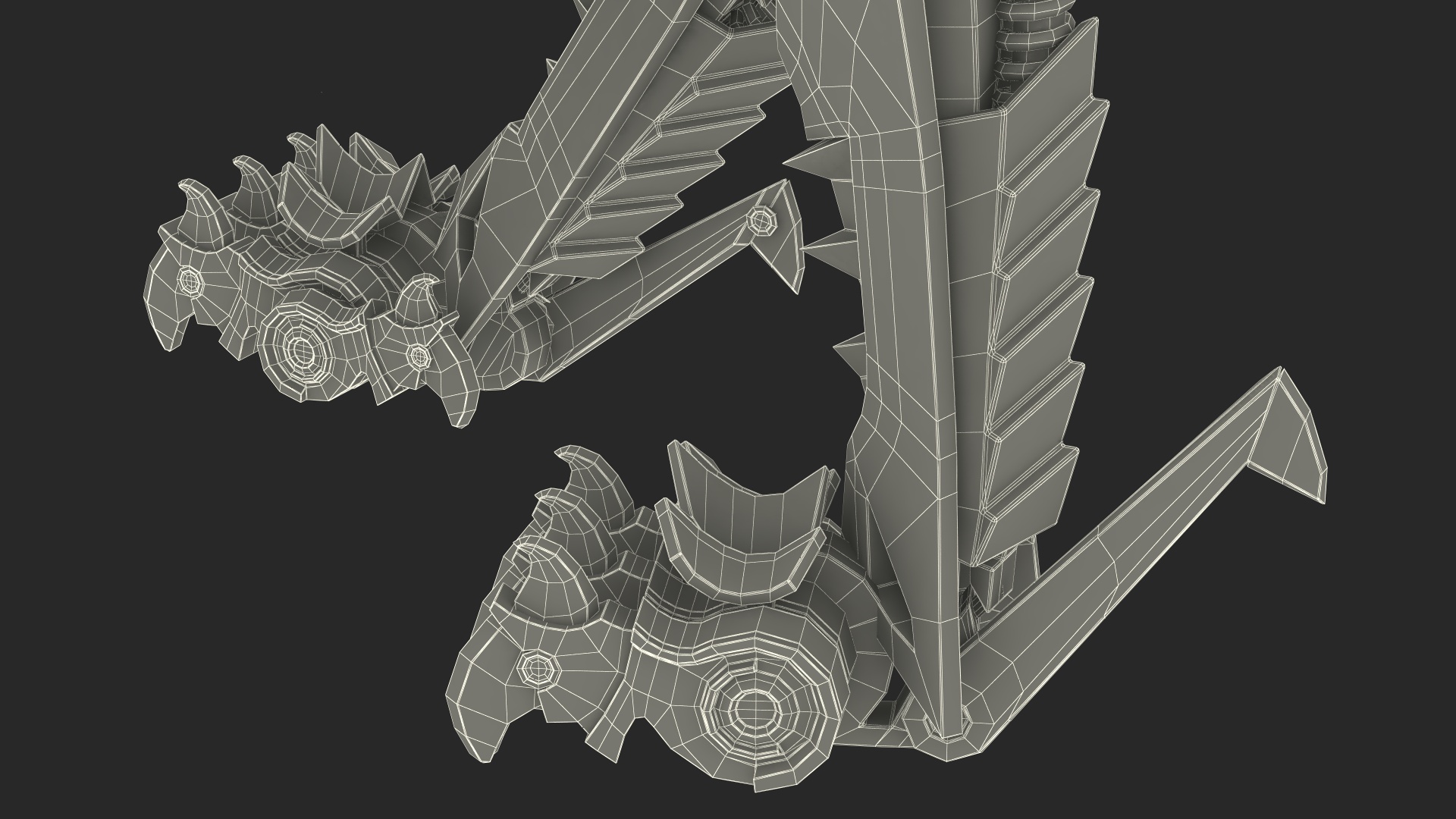 Mechanical T-Rex Dinosaur Attack Pose 3D