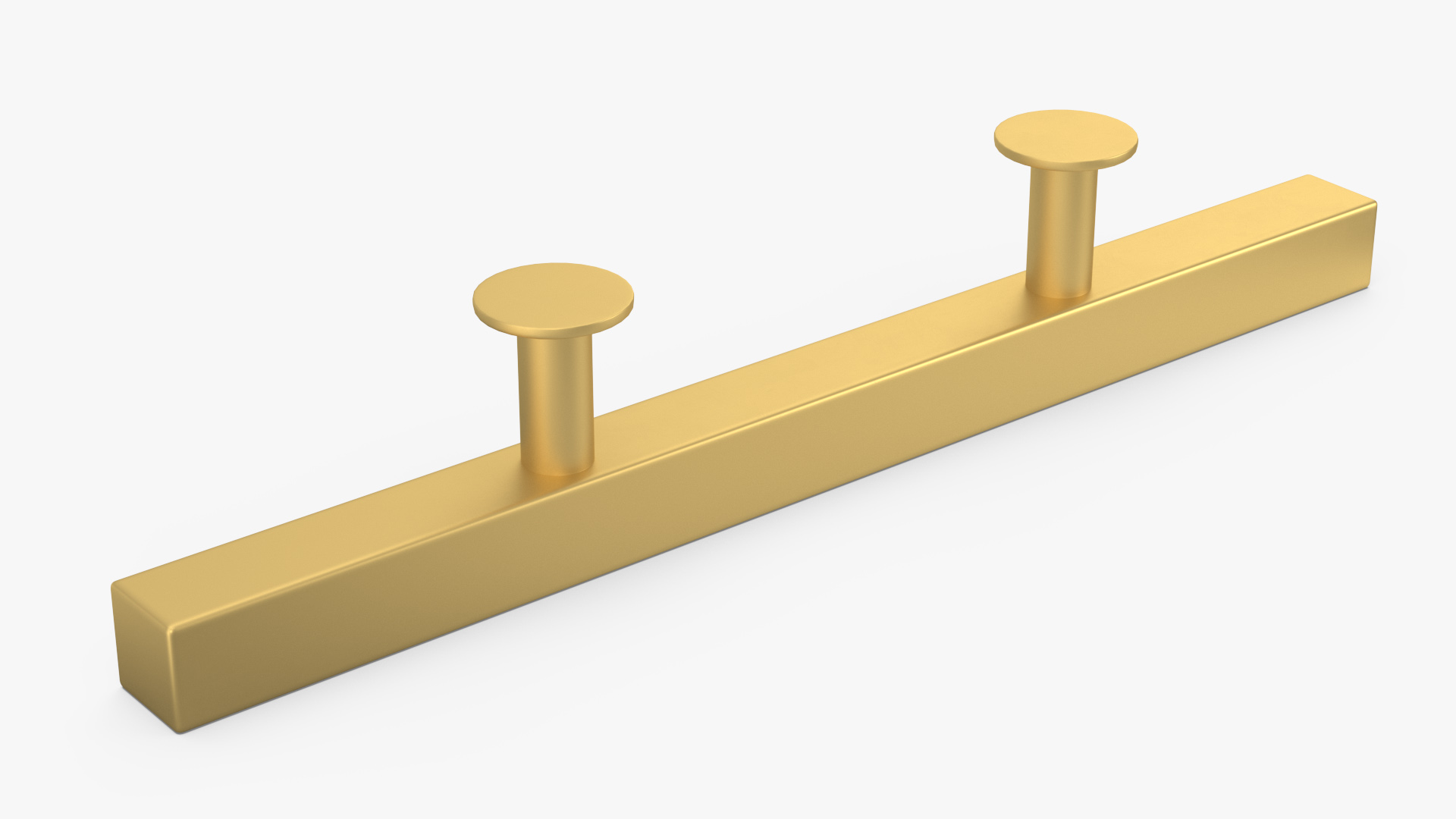 3D model Kitchen Cabinet Handle T-Bar Bronze