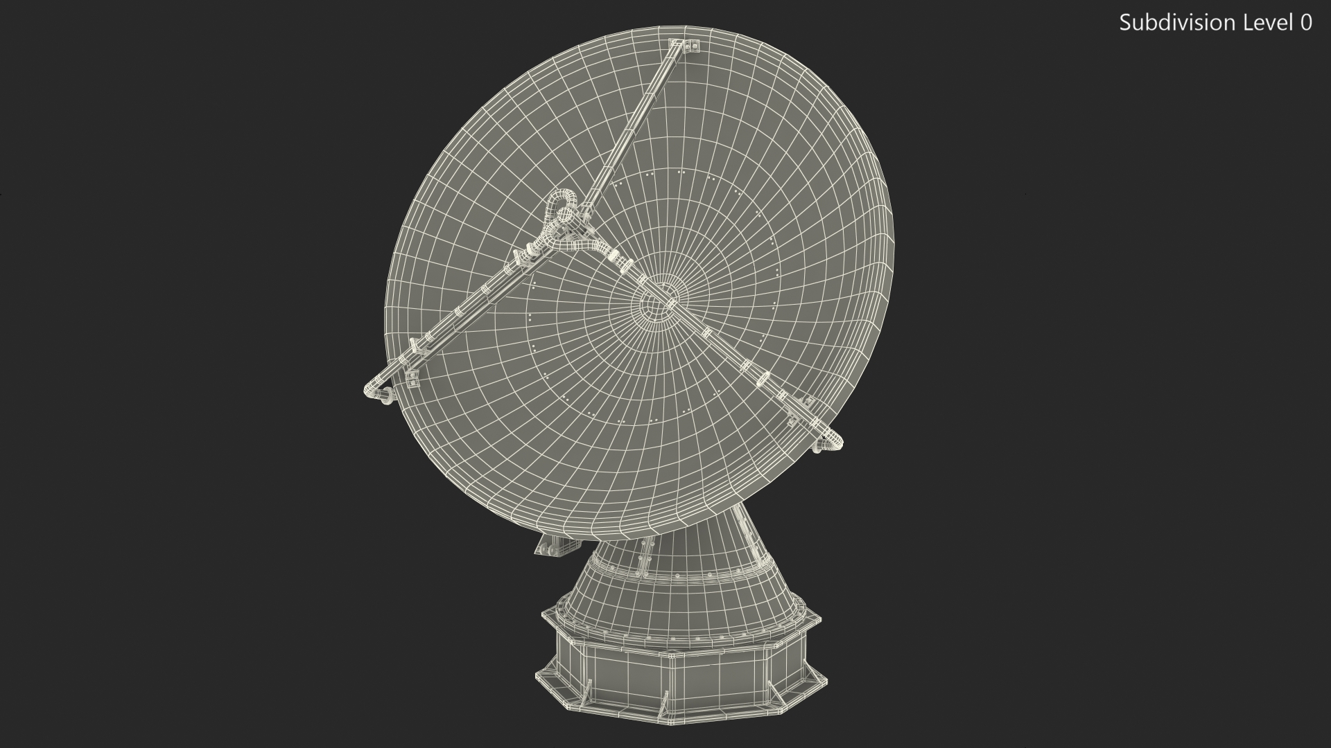 3D model Mobile Weather Doppler Radar Rigged