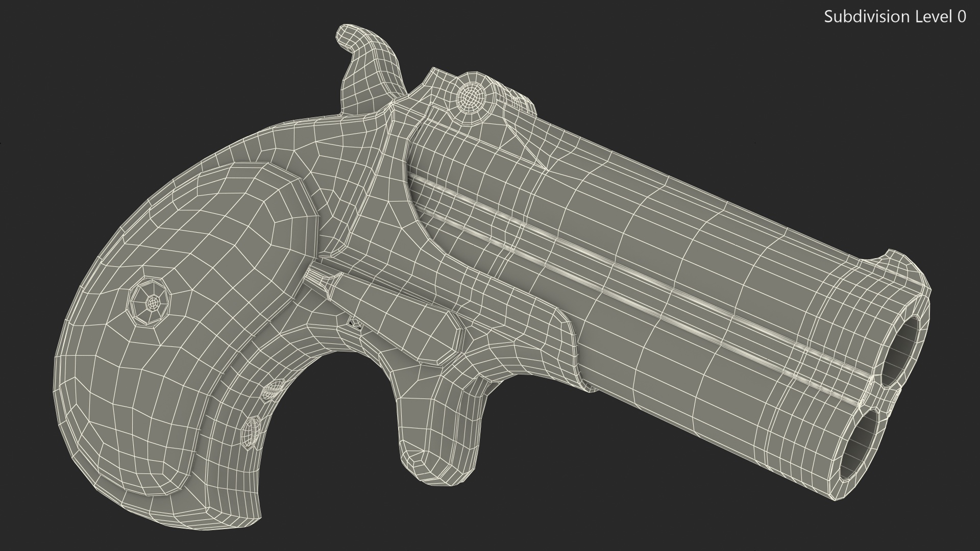 Remington Model 95 Black 3D model