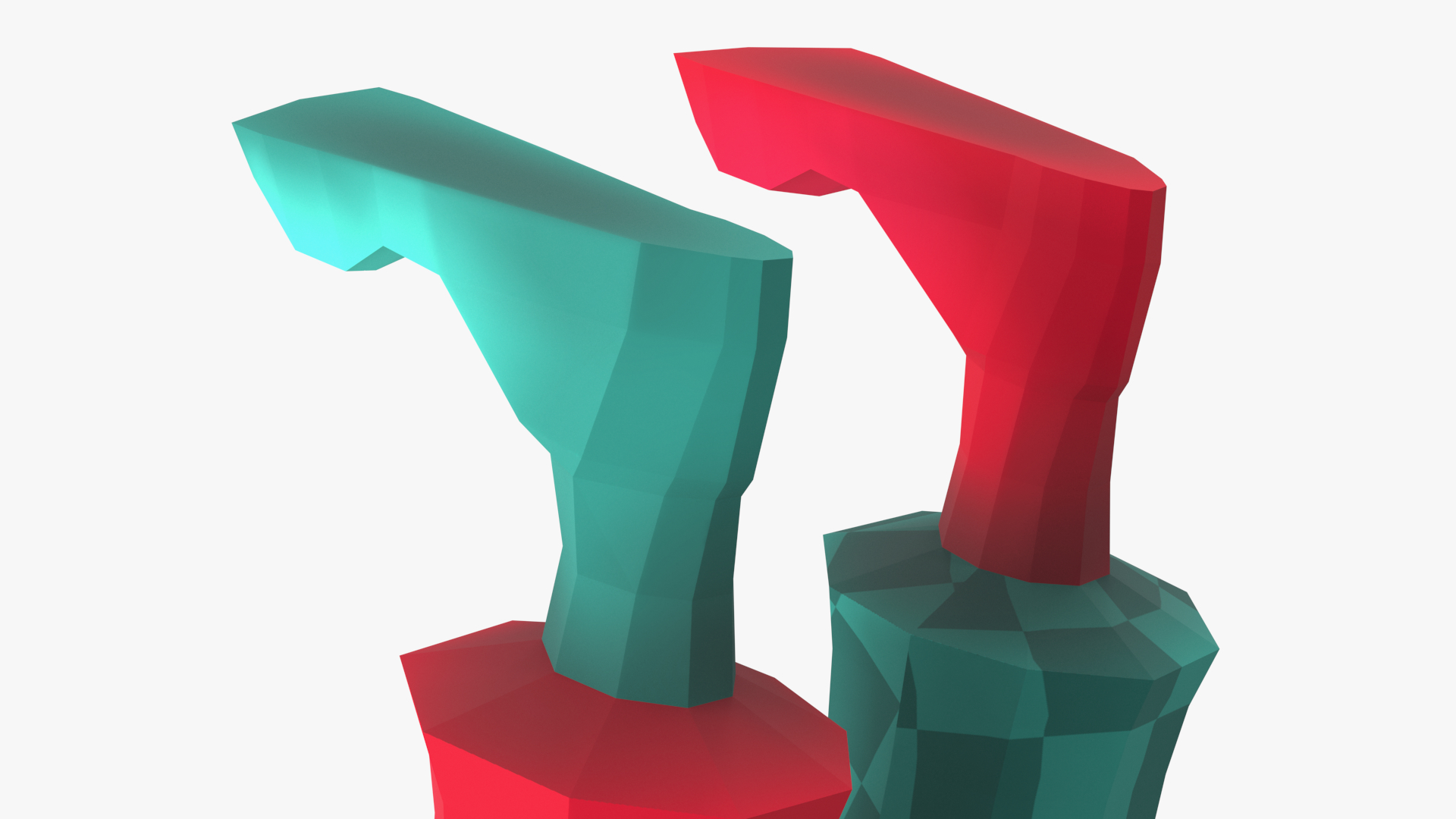 3D Clown Low Poly Rigged