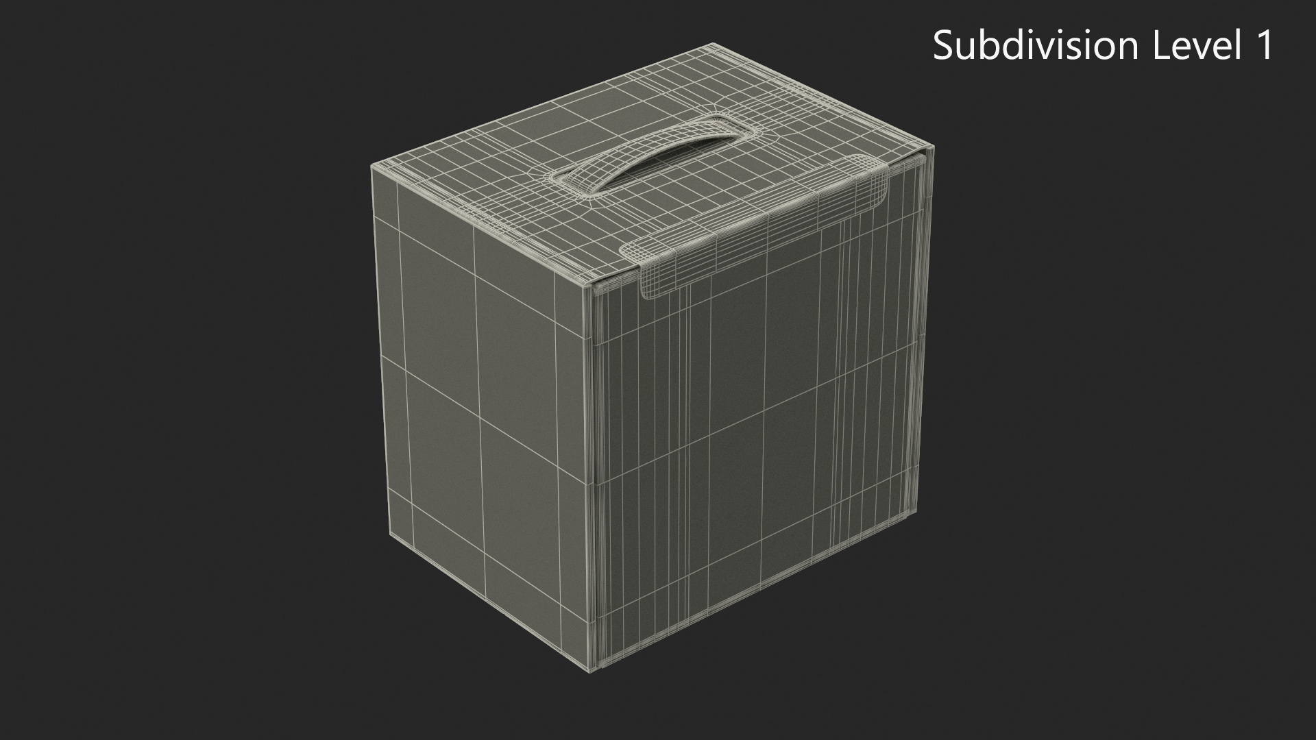 3D model Apple Mac Studio Packaging Box