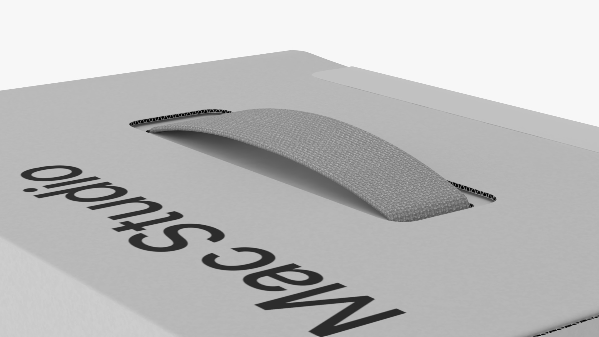3D model Apple Mac Studio Packaging Box