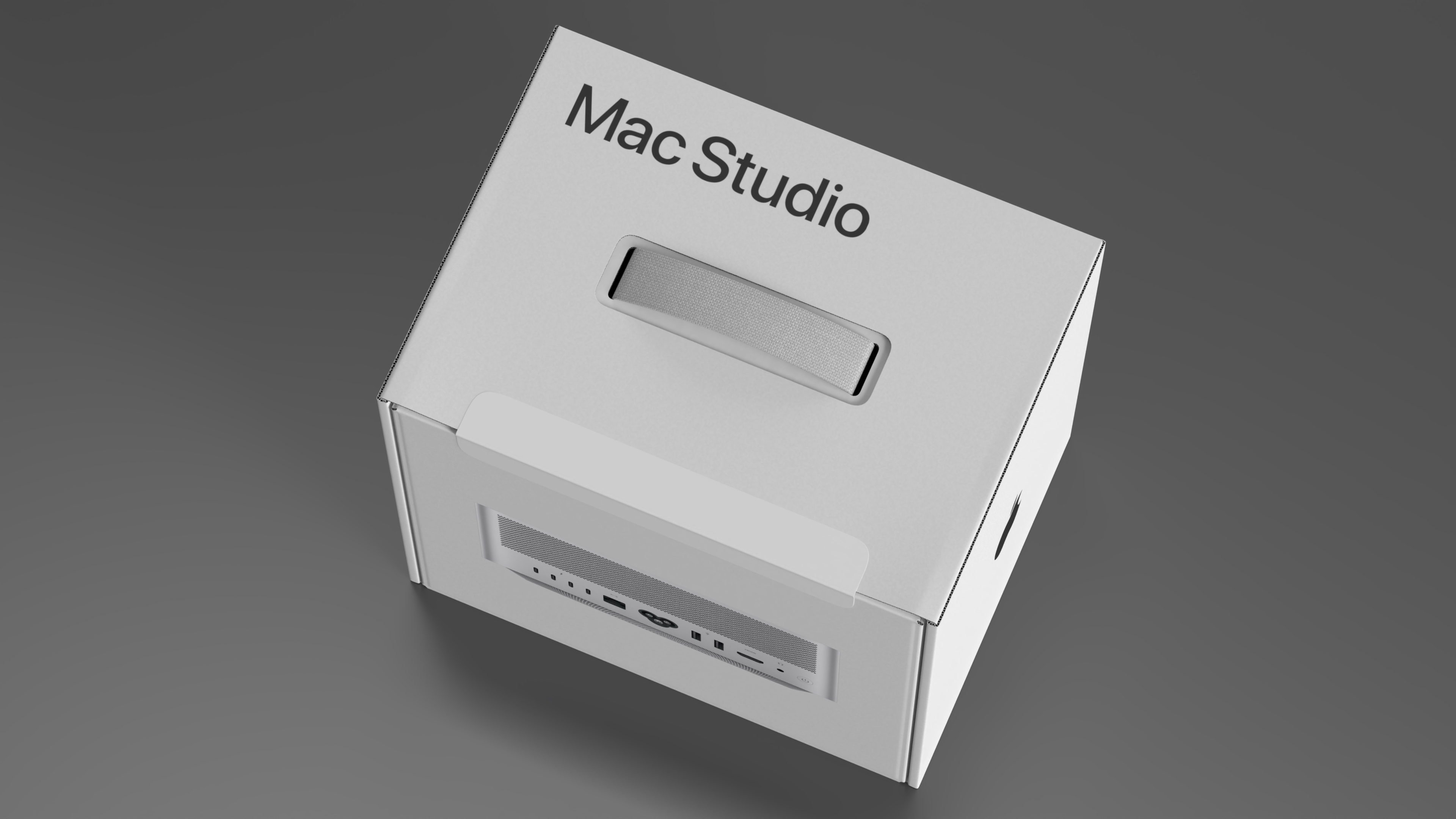3D model Apple Mac Studio Packaging Box