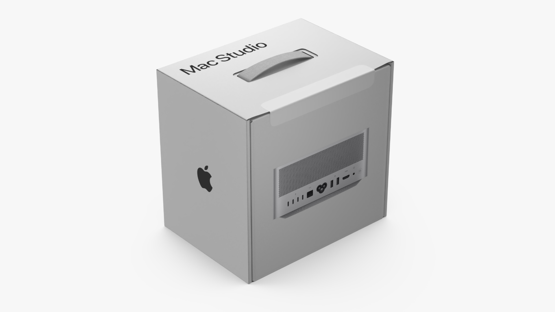 3D model Apple Mac Studio Packaging Box