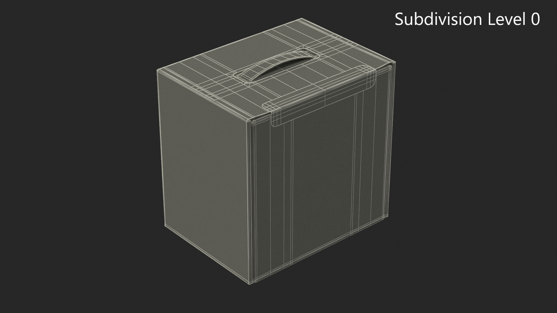 3D model Apple Mac Studio Packaging Box