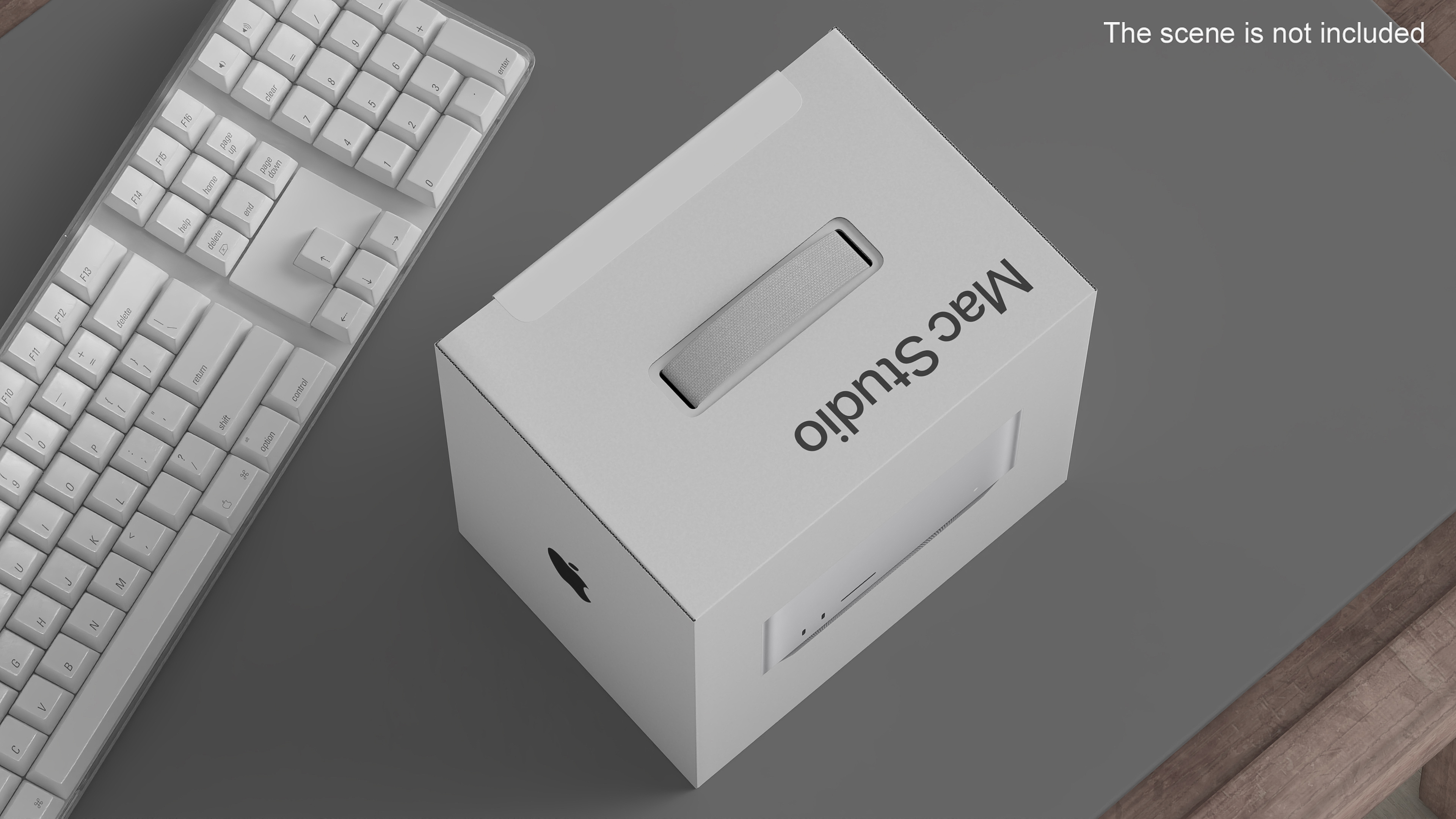 3D model Apple Mac Studio Packaging Box