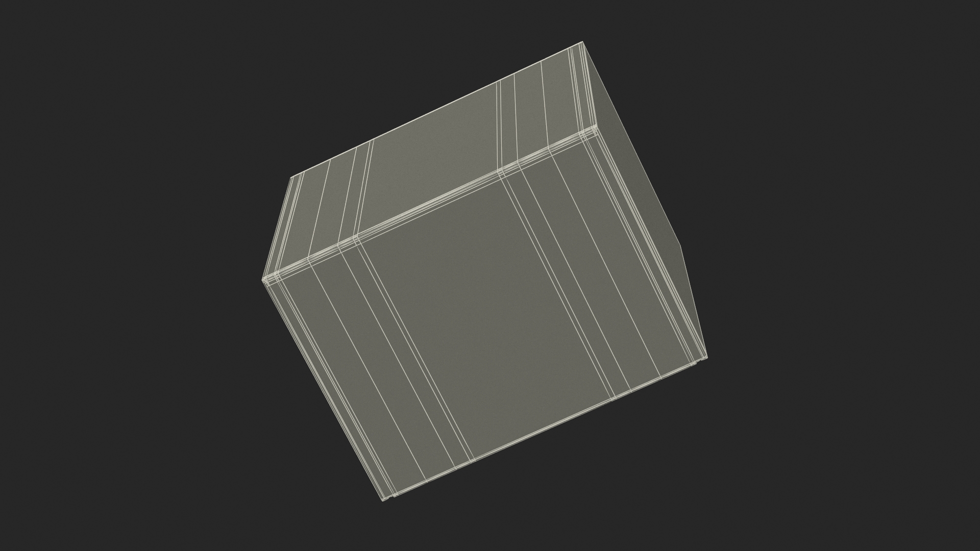 3D model Apple Mac Studio Packaging Box