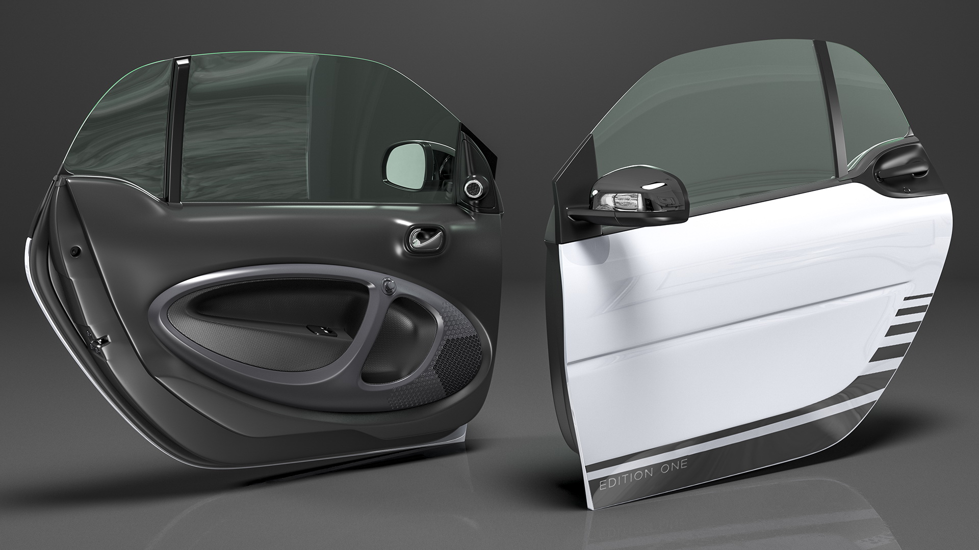 3D model Smart EQ Fortwo Door