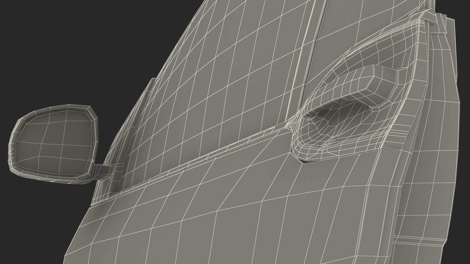 3D model Smart EQ Fortwo Door