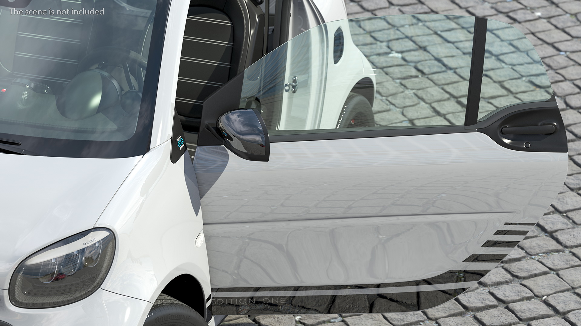 3D model Smart EQ Fortwo Door
