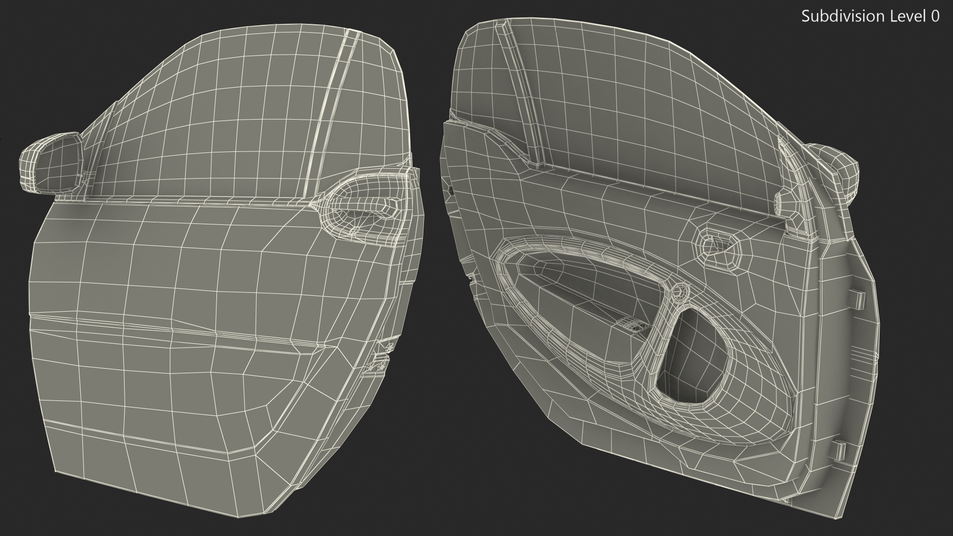 3D model Smart EQ Fortwo Door