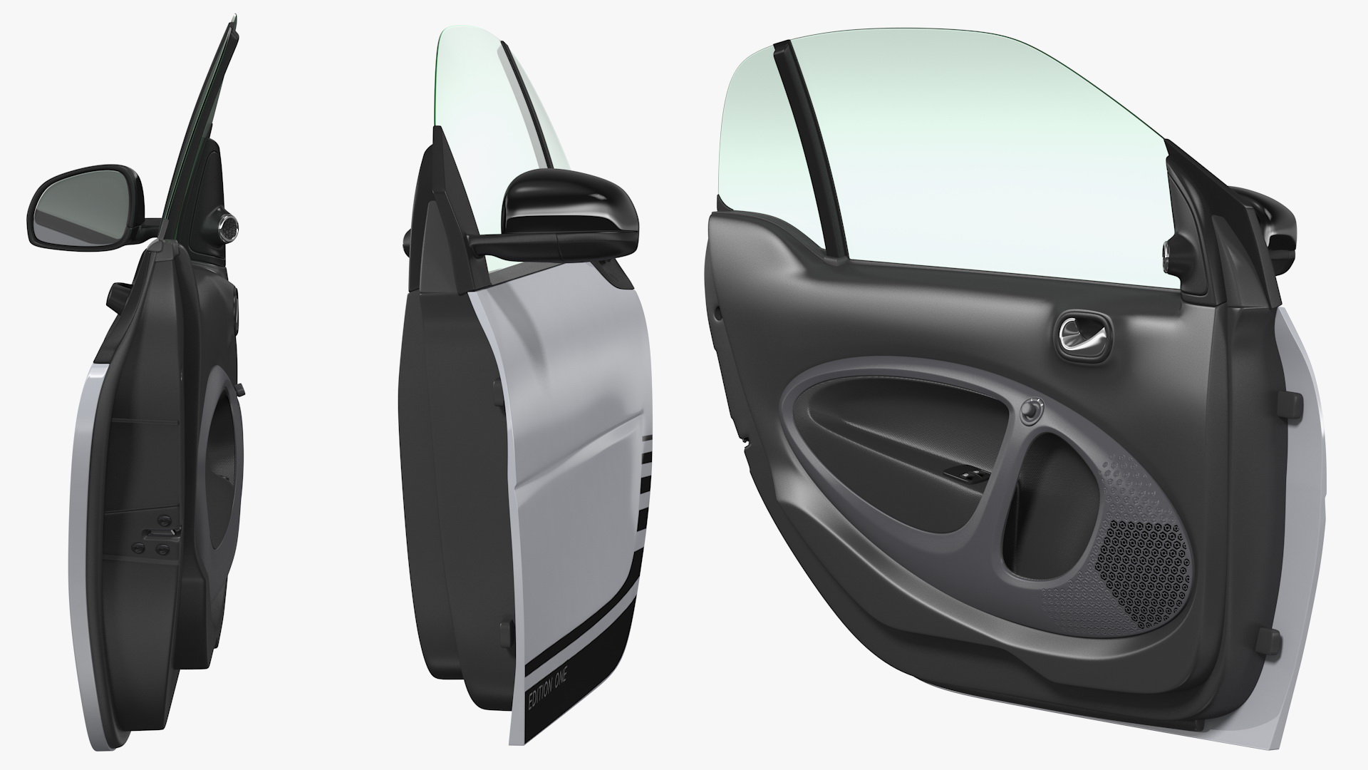 3D model Smart EQ Fortwo Door