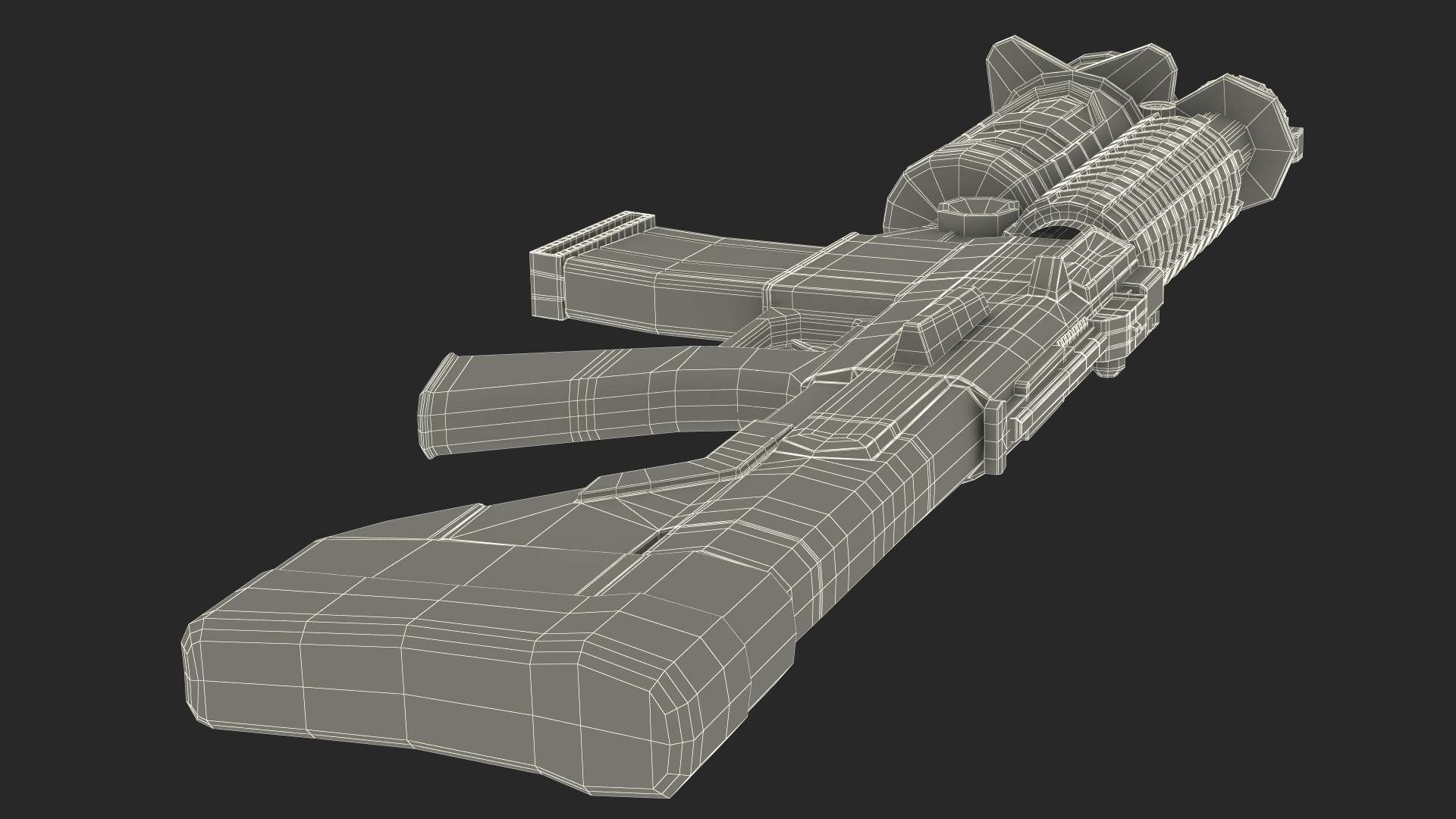 Shooter Arcade Game Toy Rifle 3D model