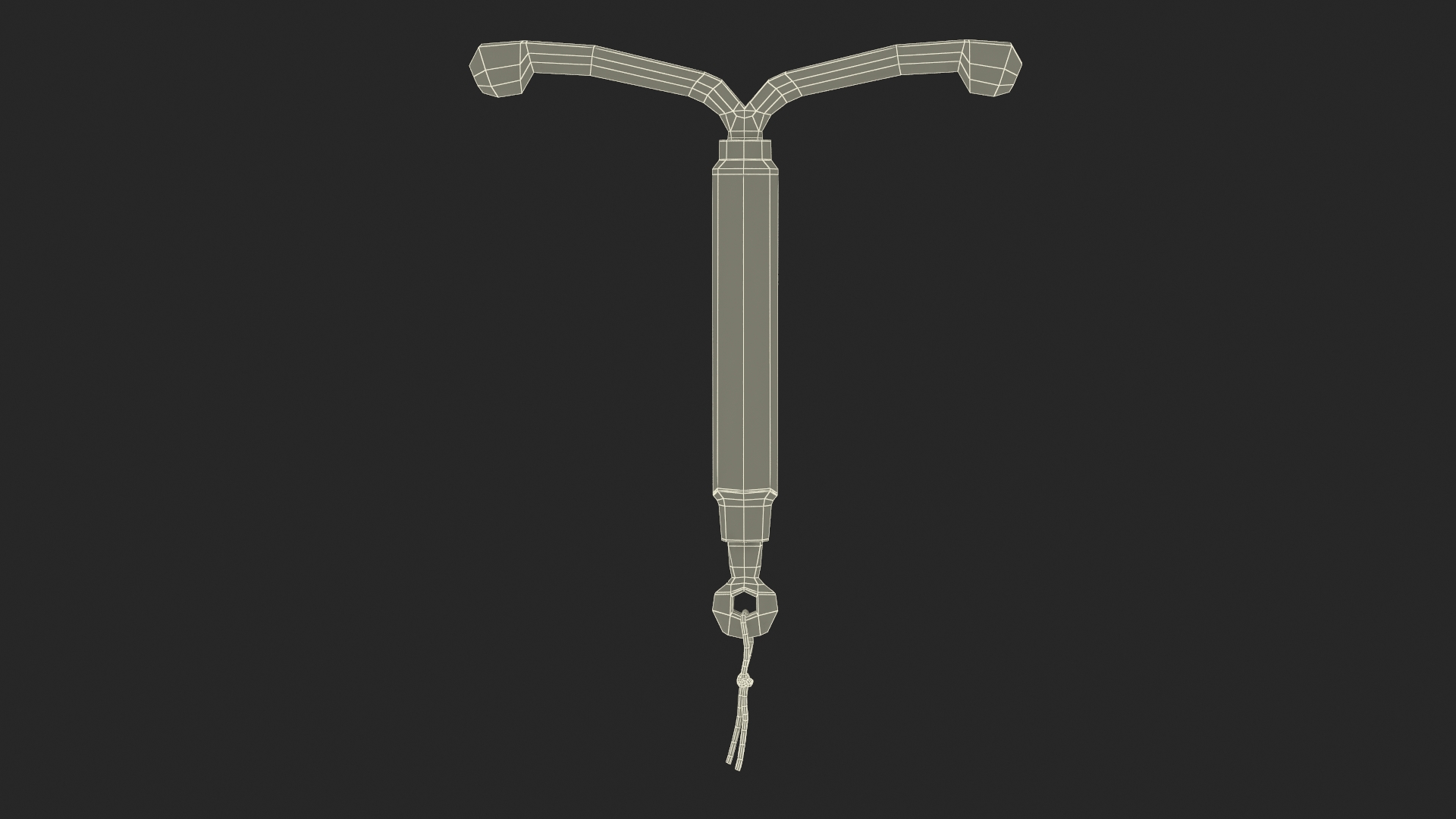 3D Intrauterine Contraceptive Device model