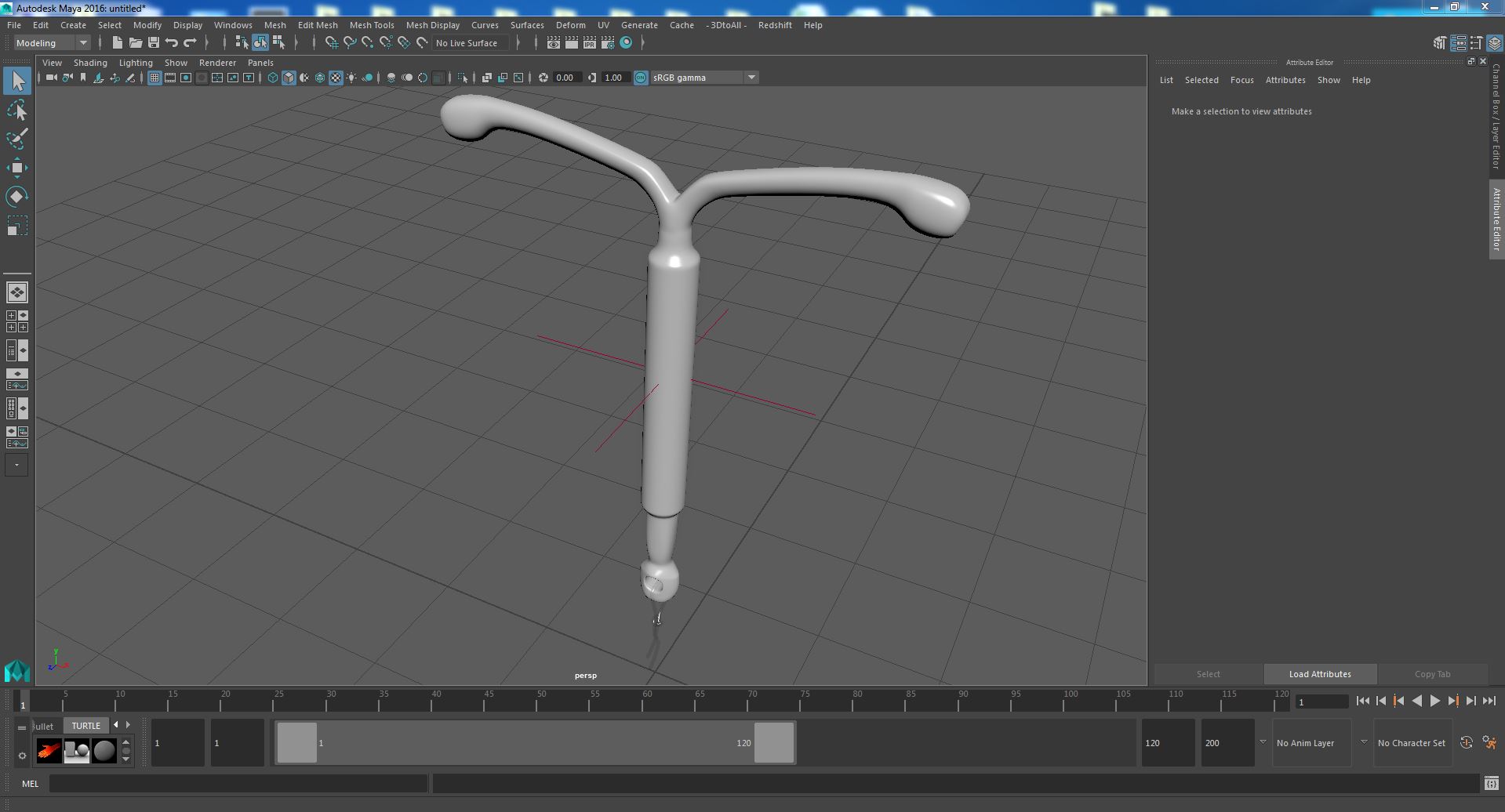 3D Intrauterine Contraceptive Device model