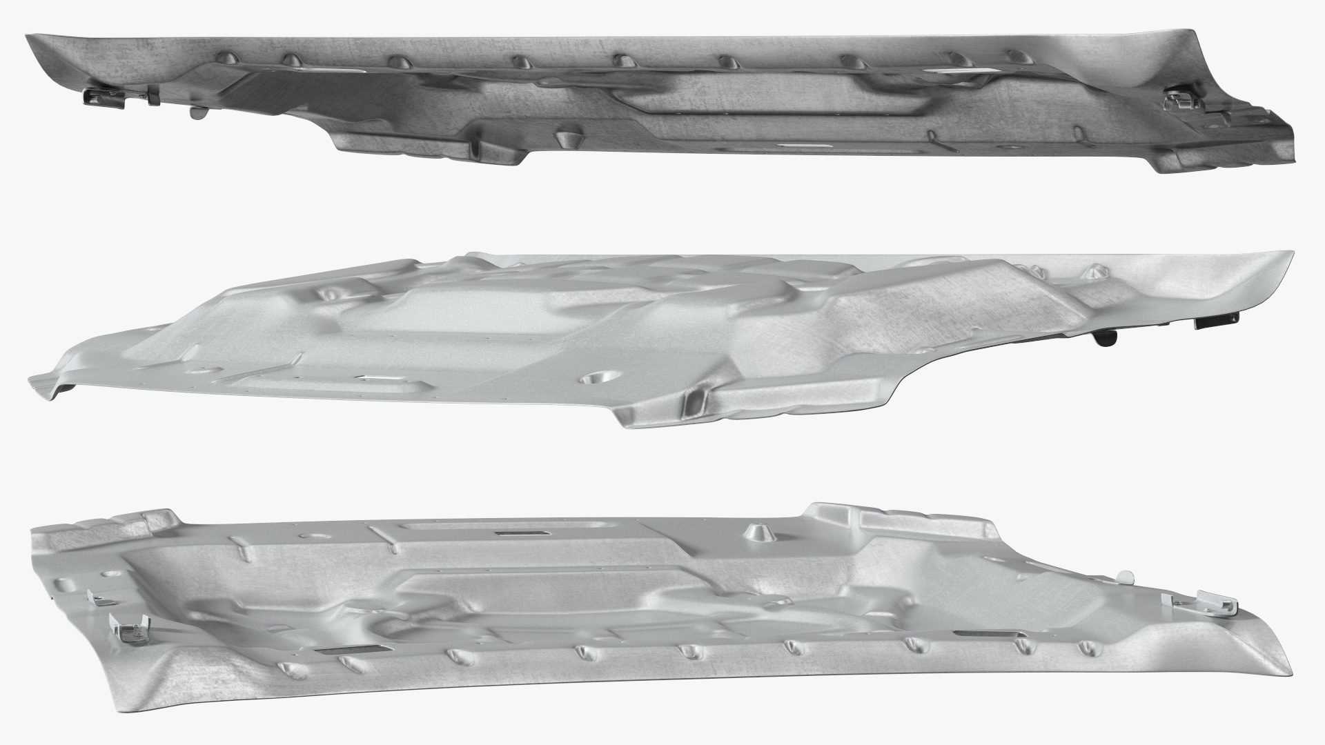 3D model Pickup Truck Hood Disassembled