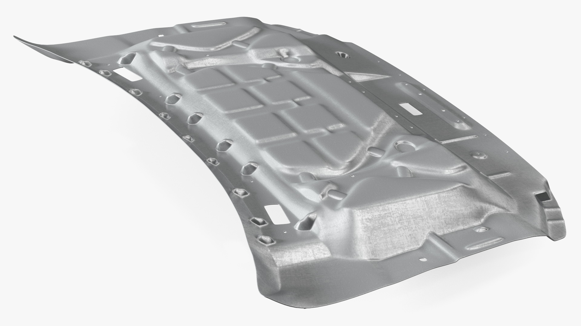 3D model Pickup Truck Hood Disassembled