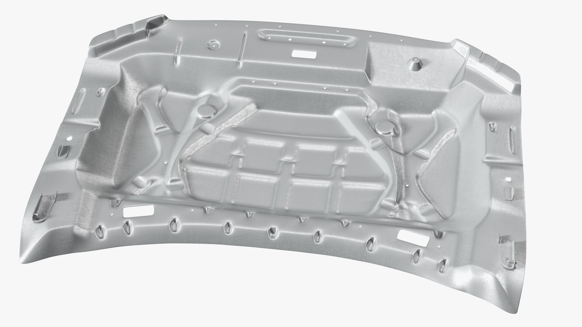 3D model Pickup Truck Hood Disassembled