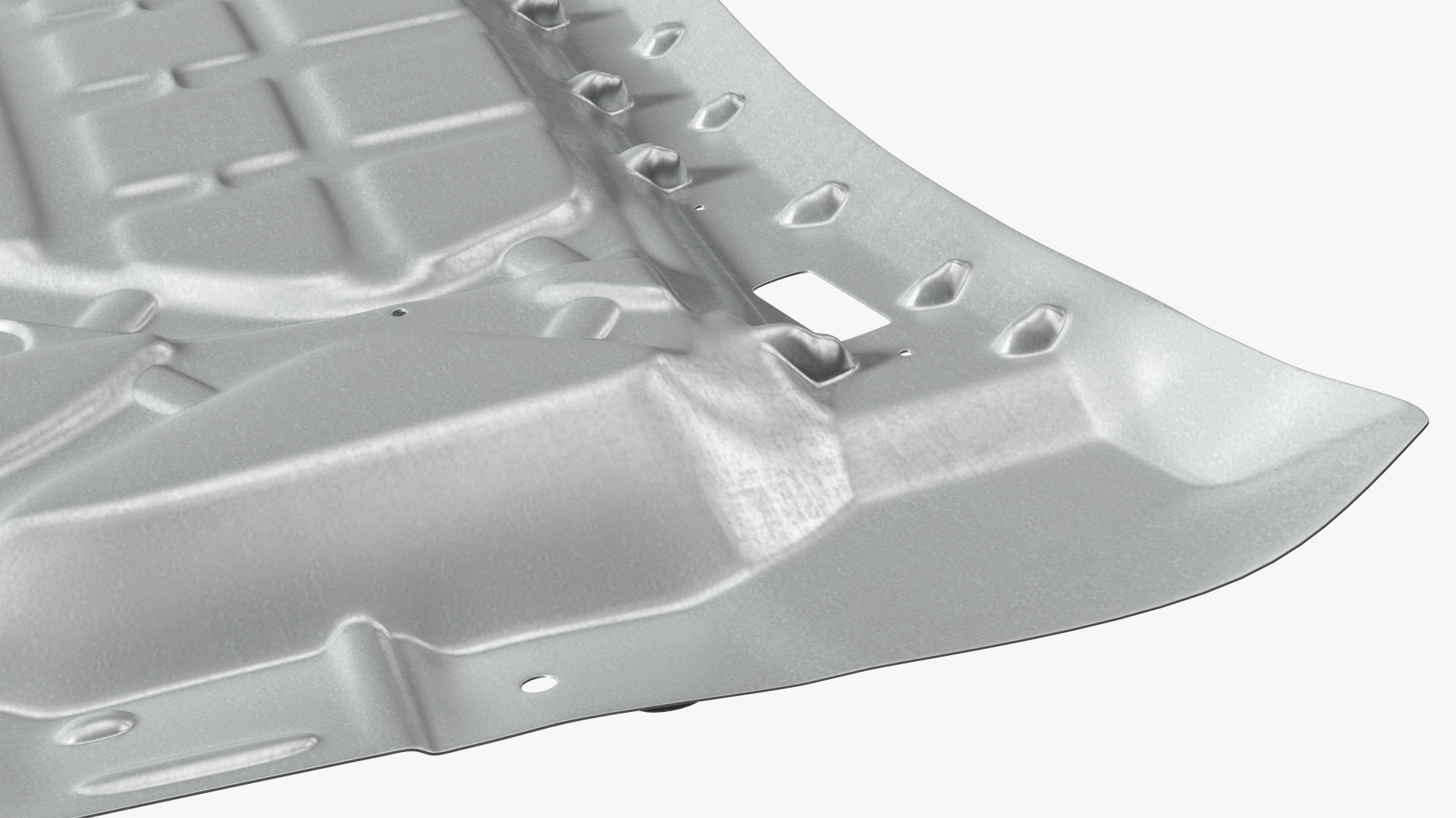 3D model Pickup Truck Hood Disassembled