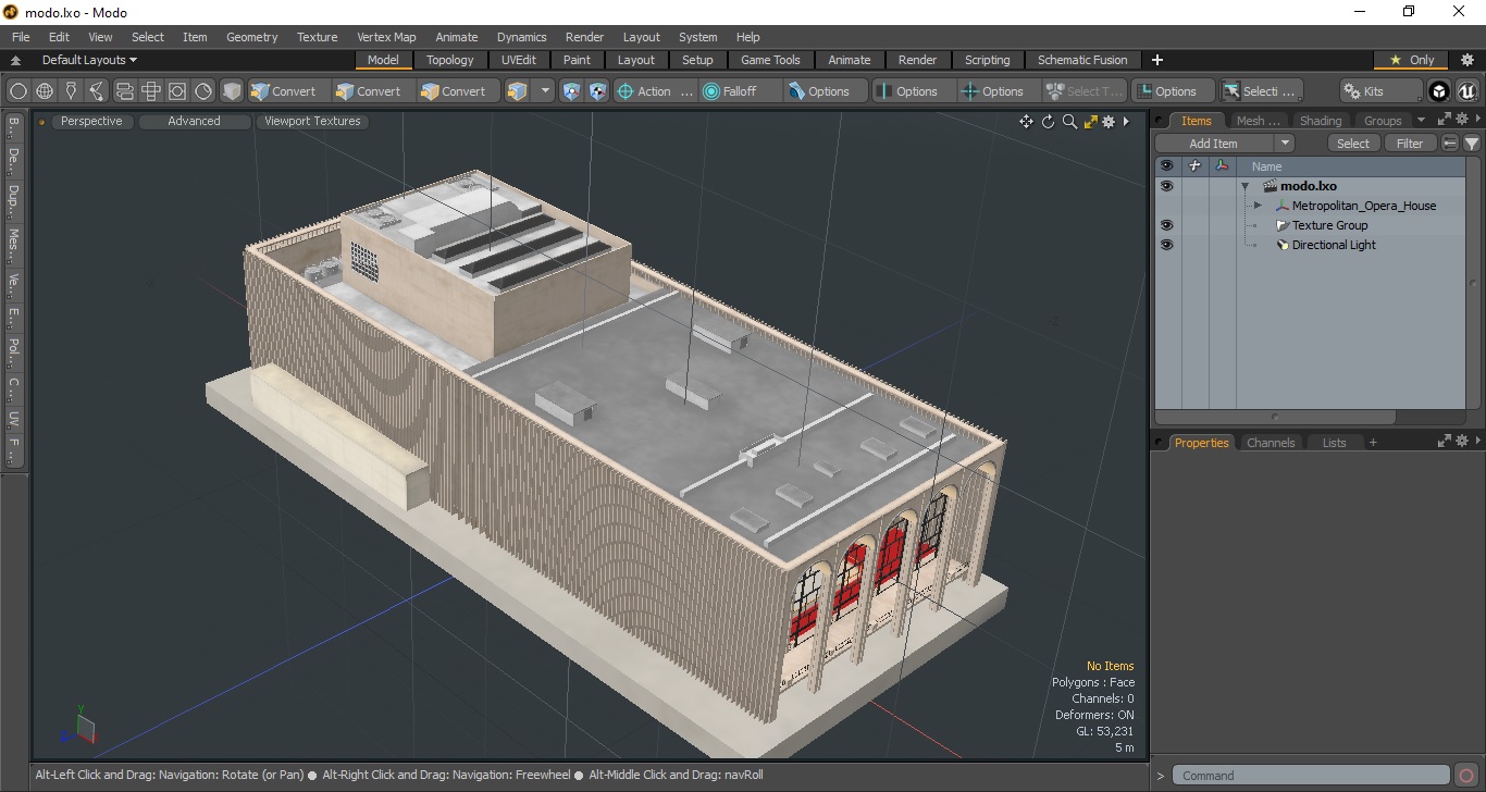 Metropolitan Opera House 3D model