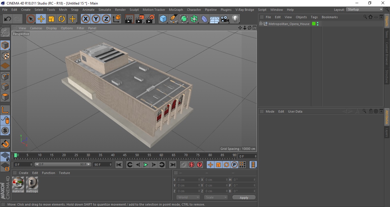 Metropolitan Opera House 3D model
