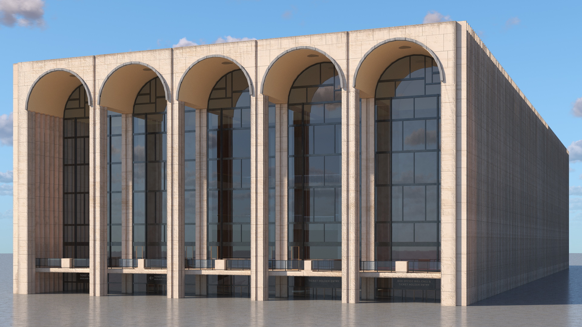 Metropolitan Opera House 3D model