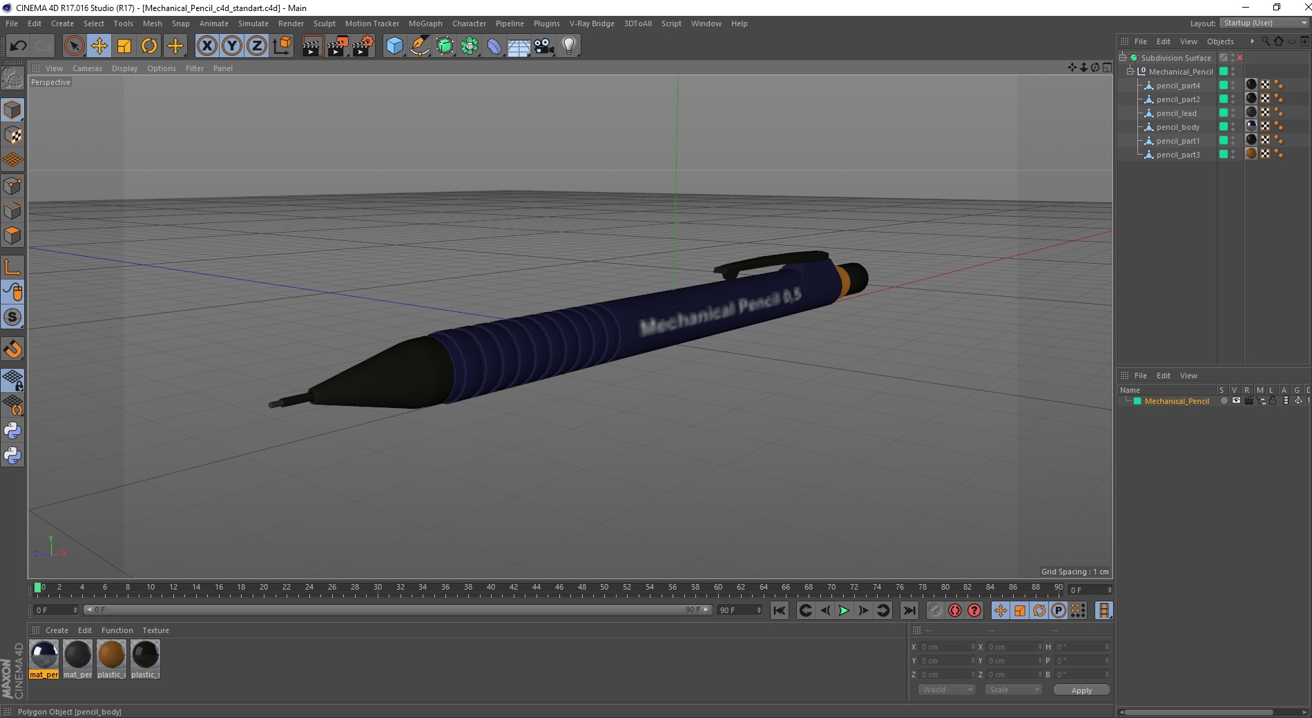 Mechanical Pencil 3D