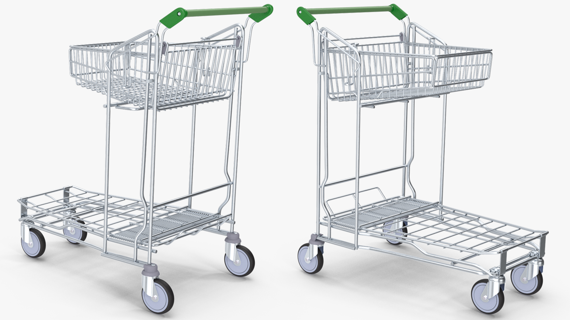 Small Garden Centre Trolley 3D