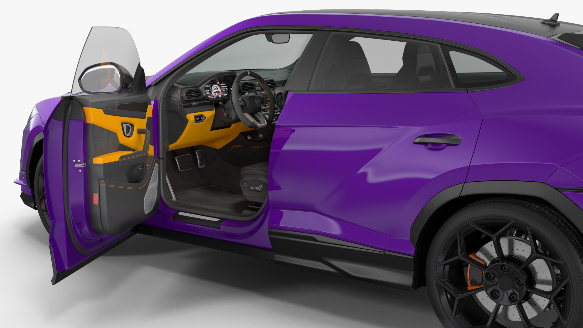 3D Super Luxury SUV Lights ON