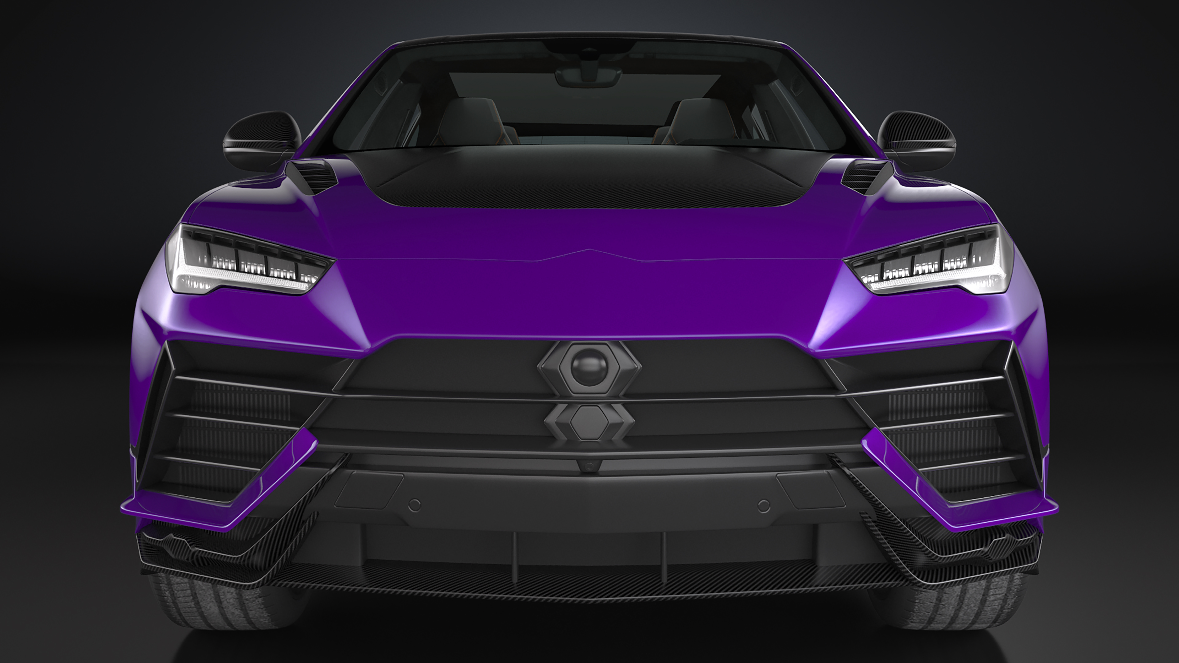 3D Super Luxury SUV Lights ON