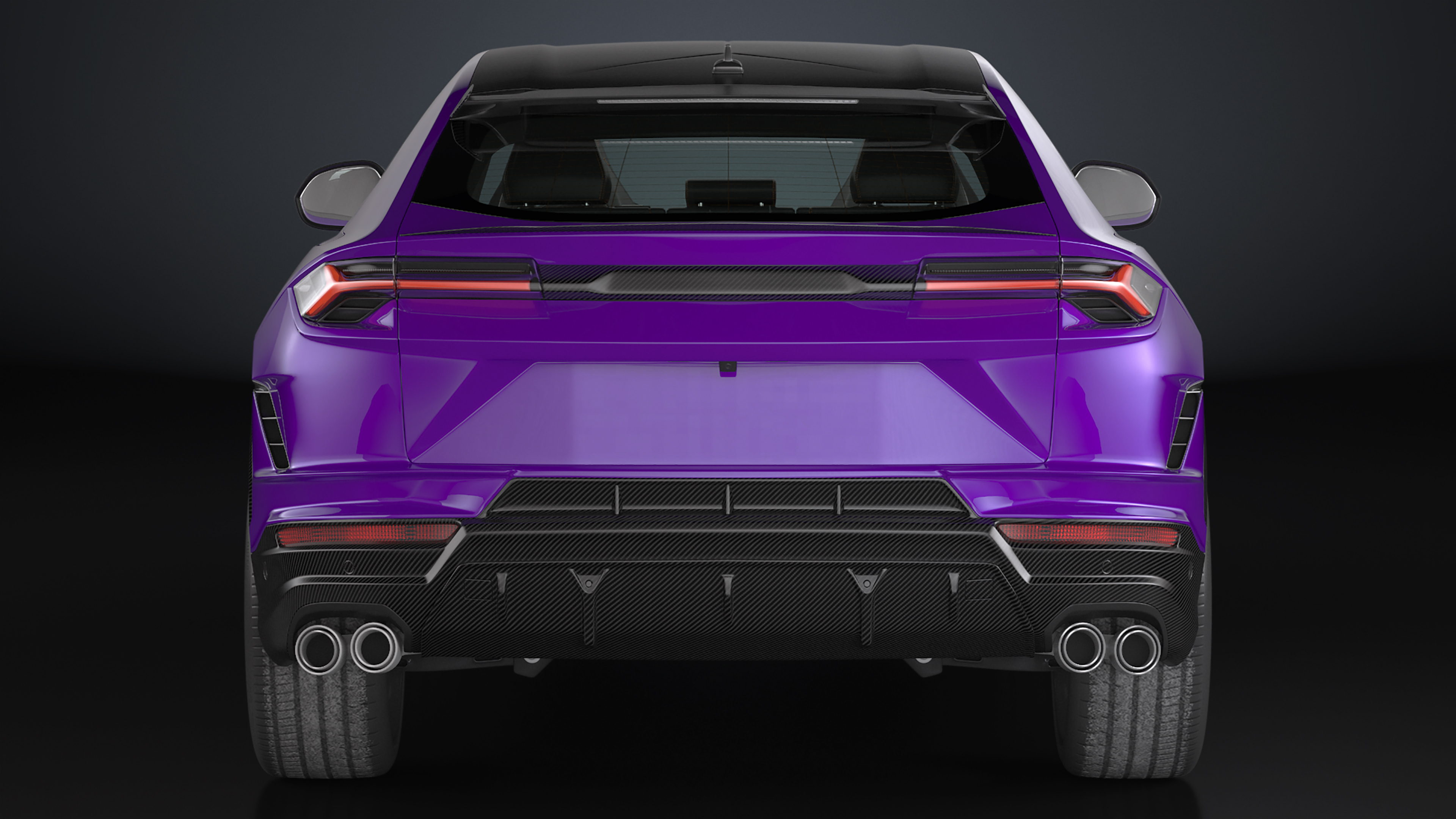3D Super Luxury SUV Lights ON