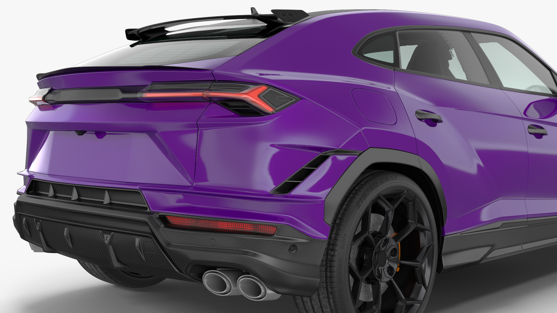 3D Super Luxury SUV Lights ON