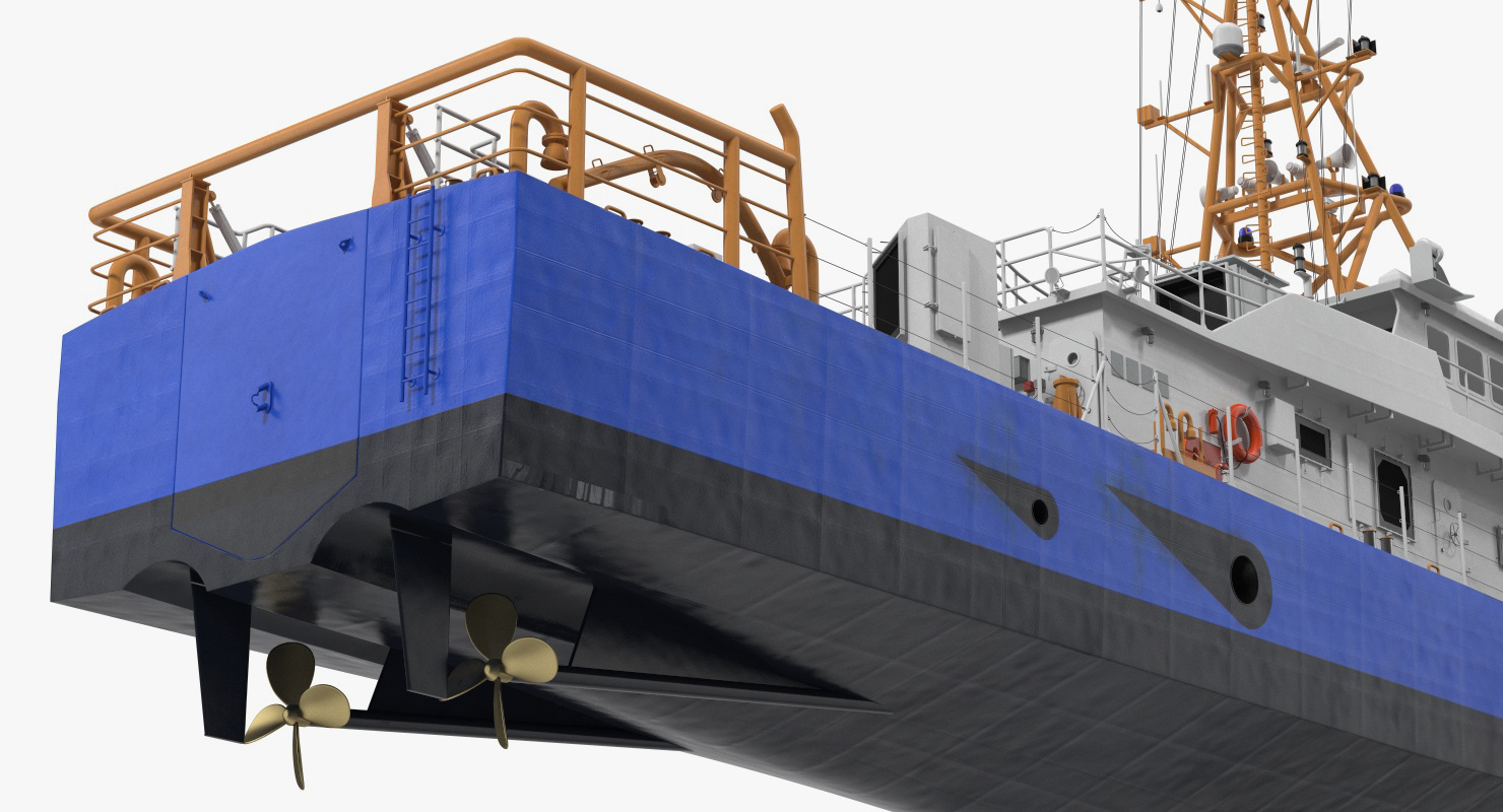 3D Coast Guard Patrol Boat Island Class