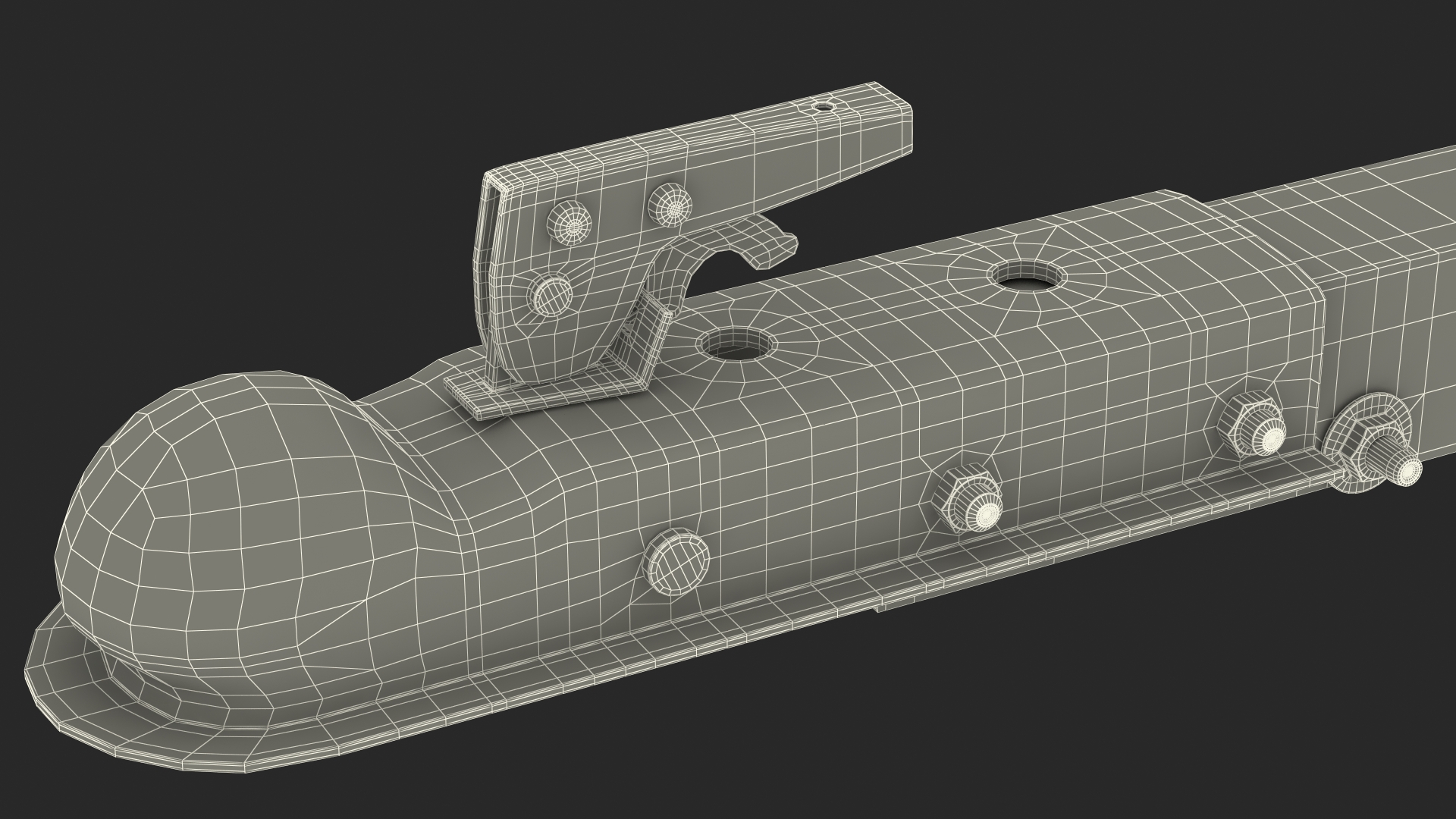 3D model Hydraulic Lumberjack Log Splitter Rigged
