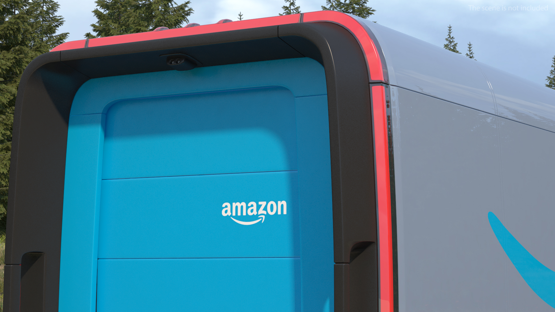Amazon Electric Delivery Van Simple Interior 3D model