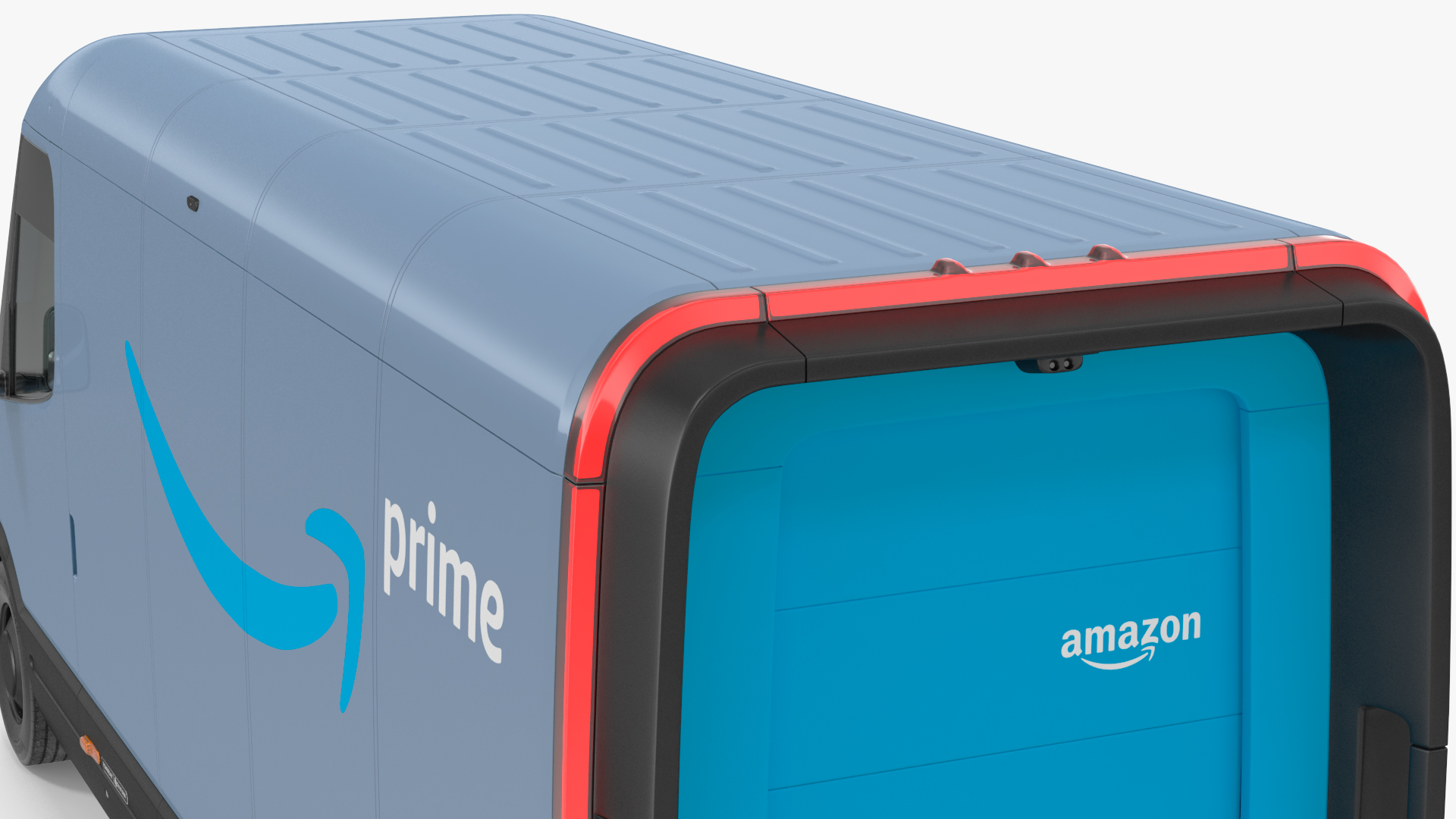 Amazon Electric Delivery Van Simple Interior 3D model