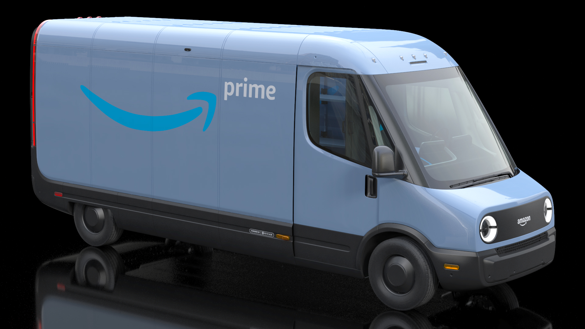 Amazon Electric Delivery Van Simple Interior 3D model