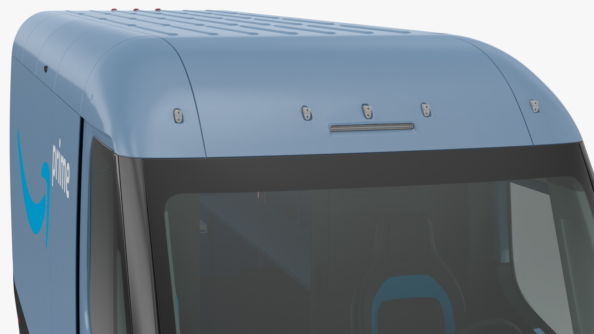 Amazon Electric Delivery Van Simple Interior 3D model