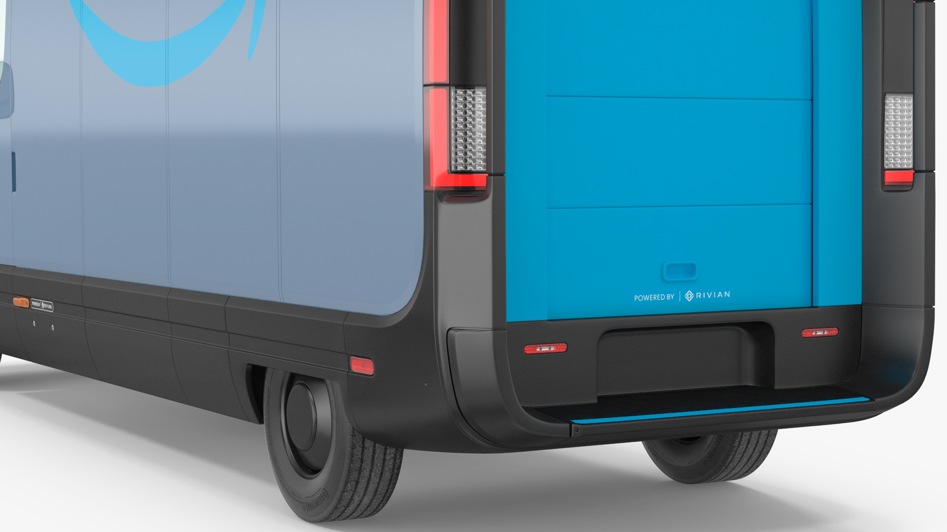 Amazon Electric Delivery Van Simple Interior 3D model