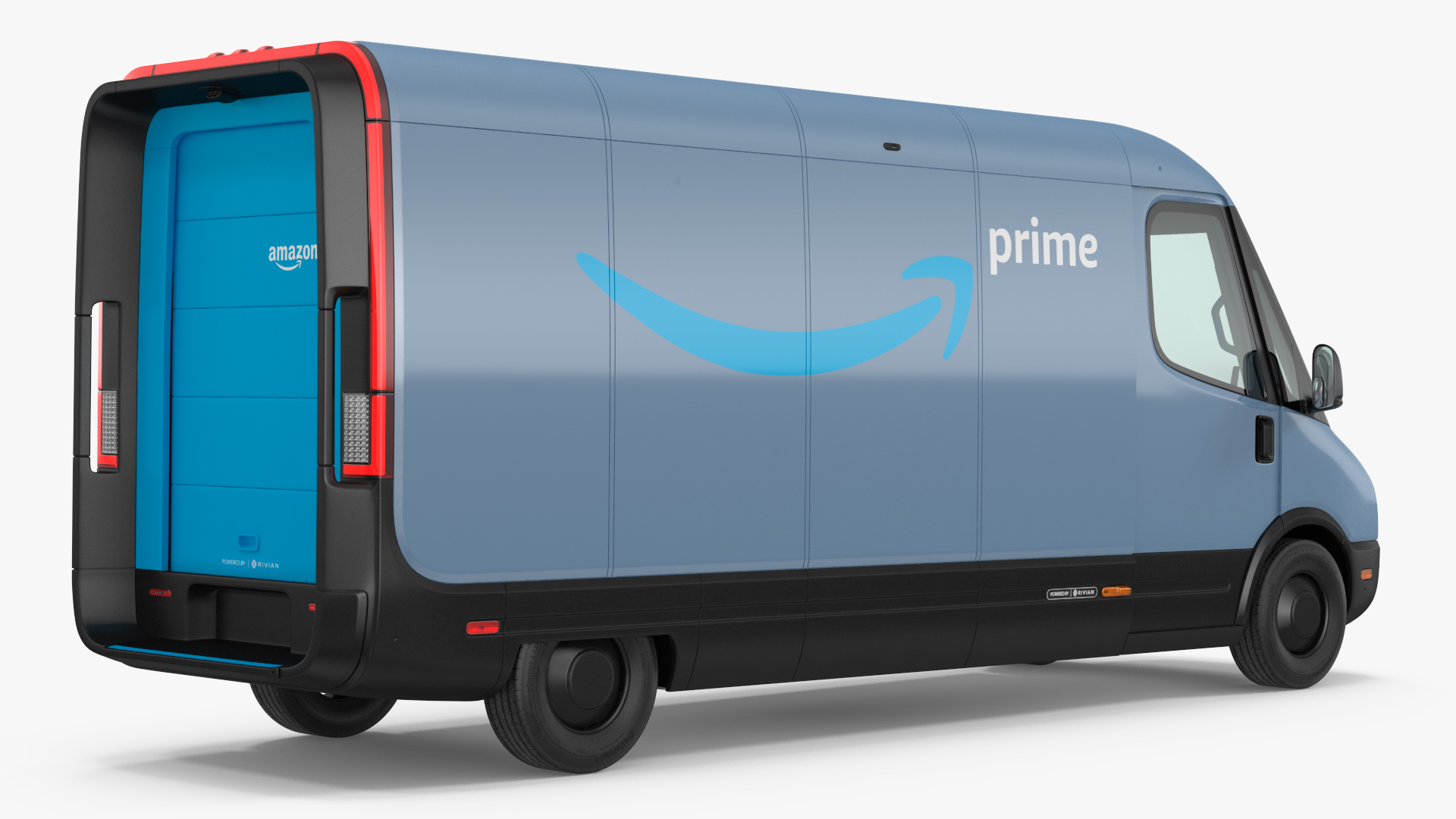 Amazon Electric Delivery Van Simple Interior 3D model