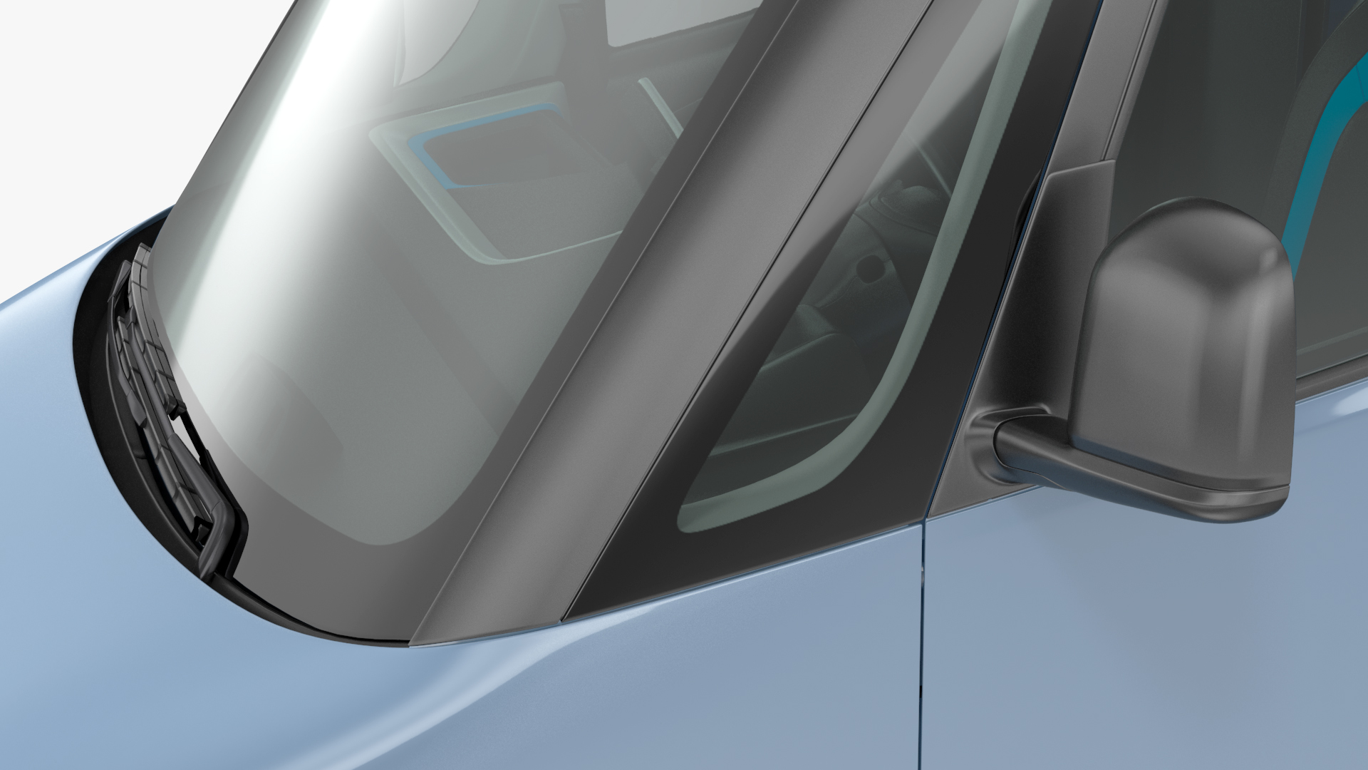 Amazon Electric Delivery Van Simple Interior 3D model