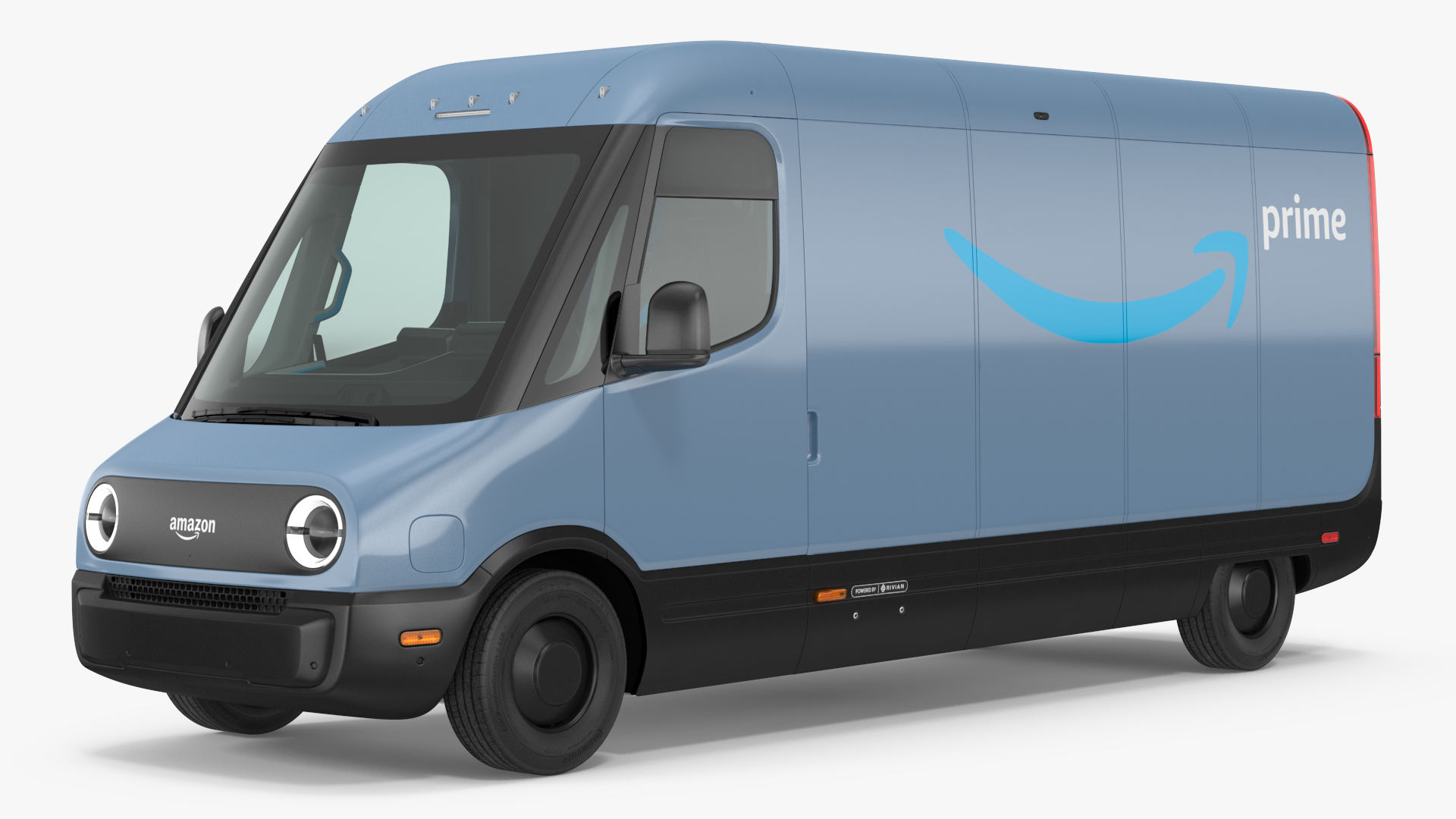 Amazon Electric Delivery Van Simple Interior 3D model