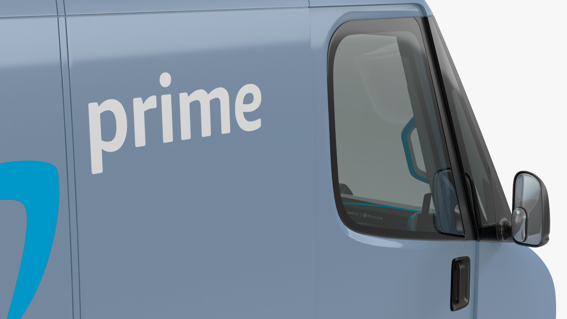 Amazon Electric Delivery Van Simple Interior 3D model